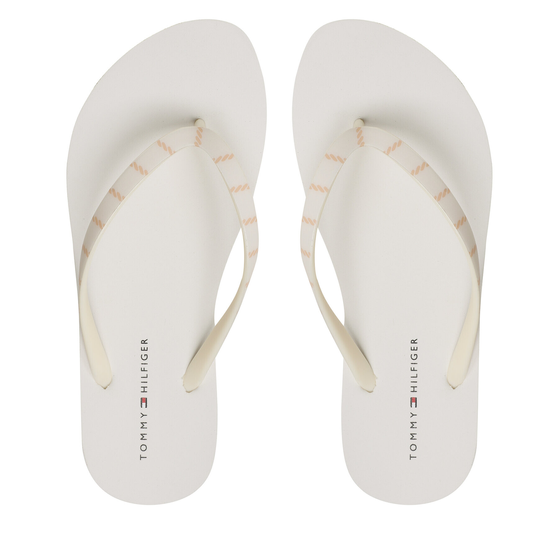 Tommy Hilfiger Джапанки Essential Beach Sandal FW0FW07141 Екрю - Pepit.bg