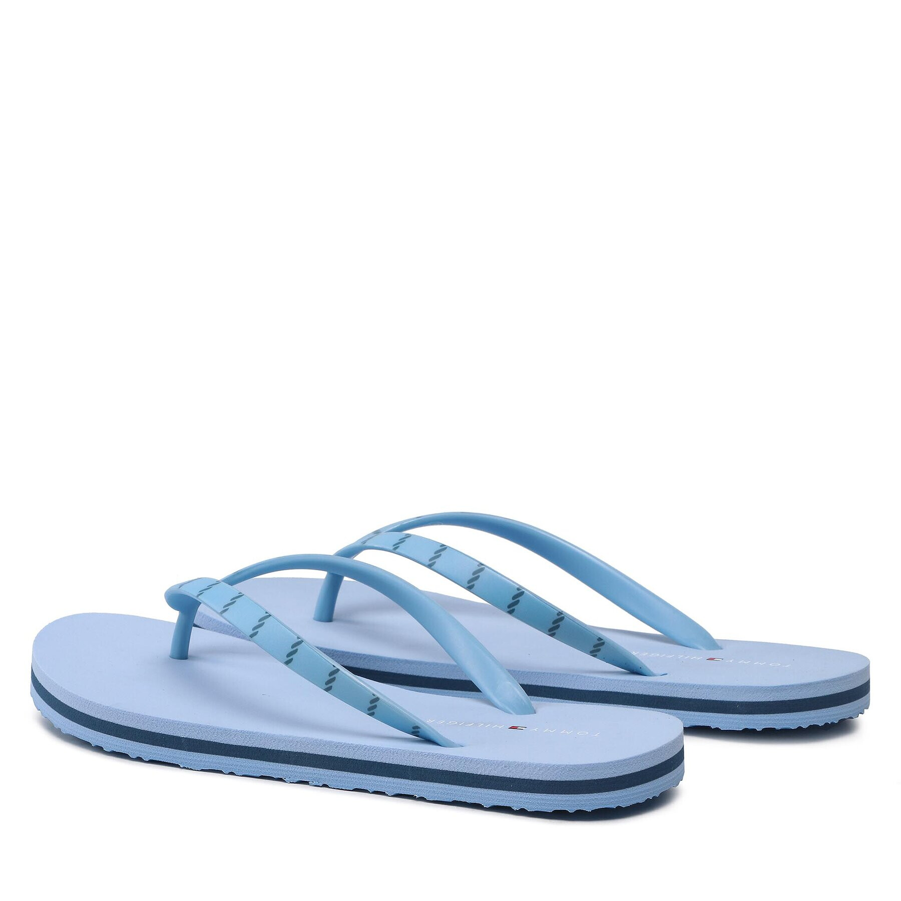 Tommy Hilfiger Джапанки Essential Beach Sandal FW0FW07141 Син - Pepit.bg