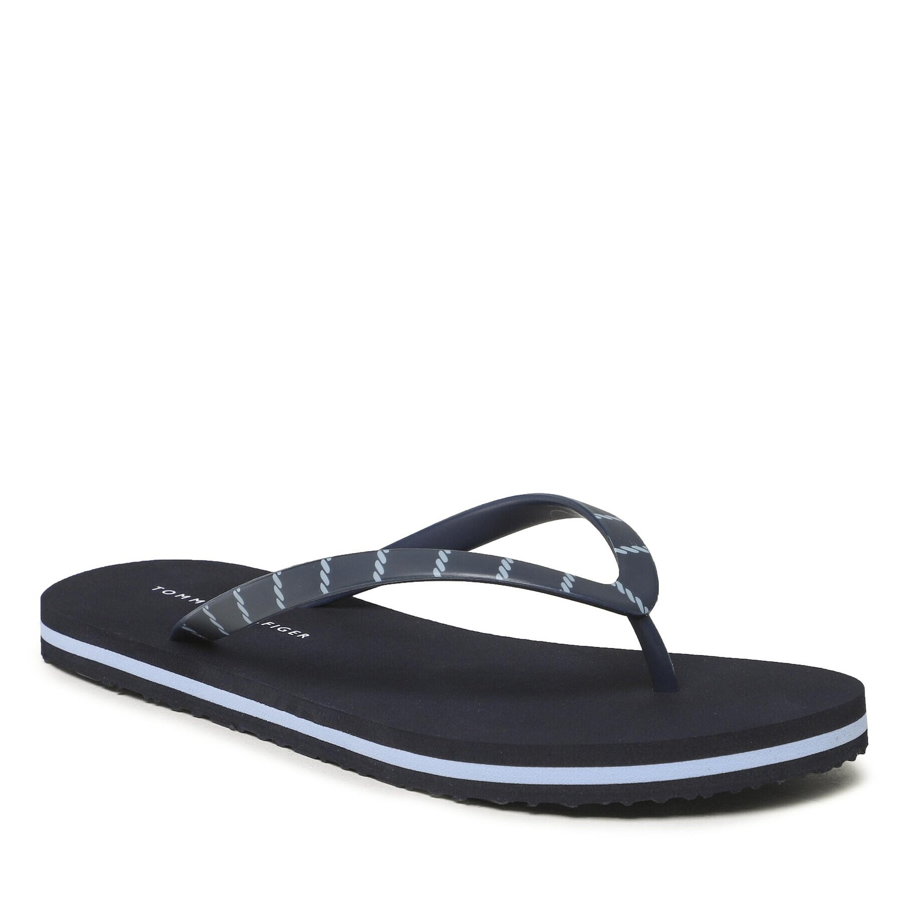 Tommy Hilfiger Джапанки Essential Beach Sandal FW0FW07141 Тъмносин - Pepit.bg