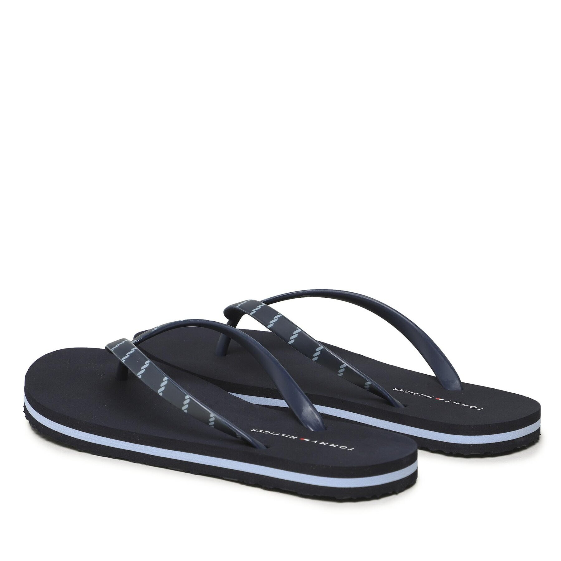 Tommy Hilfiger Джапанки Essential Beach Sandal FW0FW07141 Тъмносин - Pepit.bg