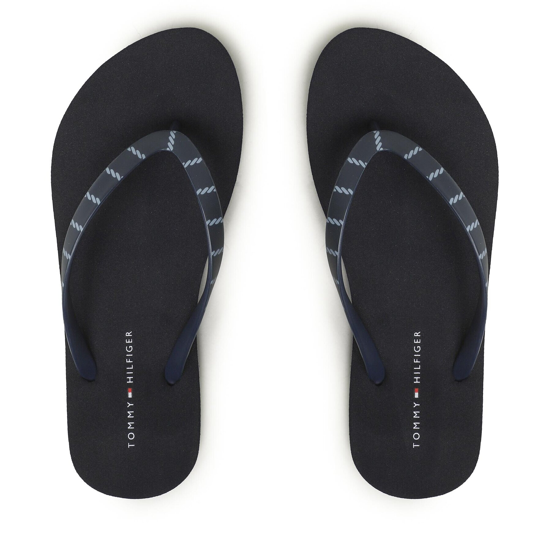 Tommy Hilfiger Джапанки Essential Beach Sandal FW0FW07141 Тъмносин - Pepit.bg