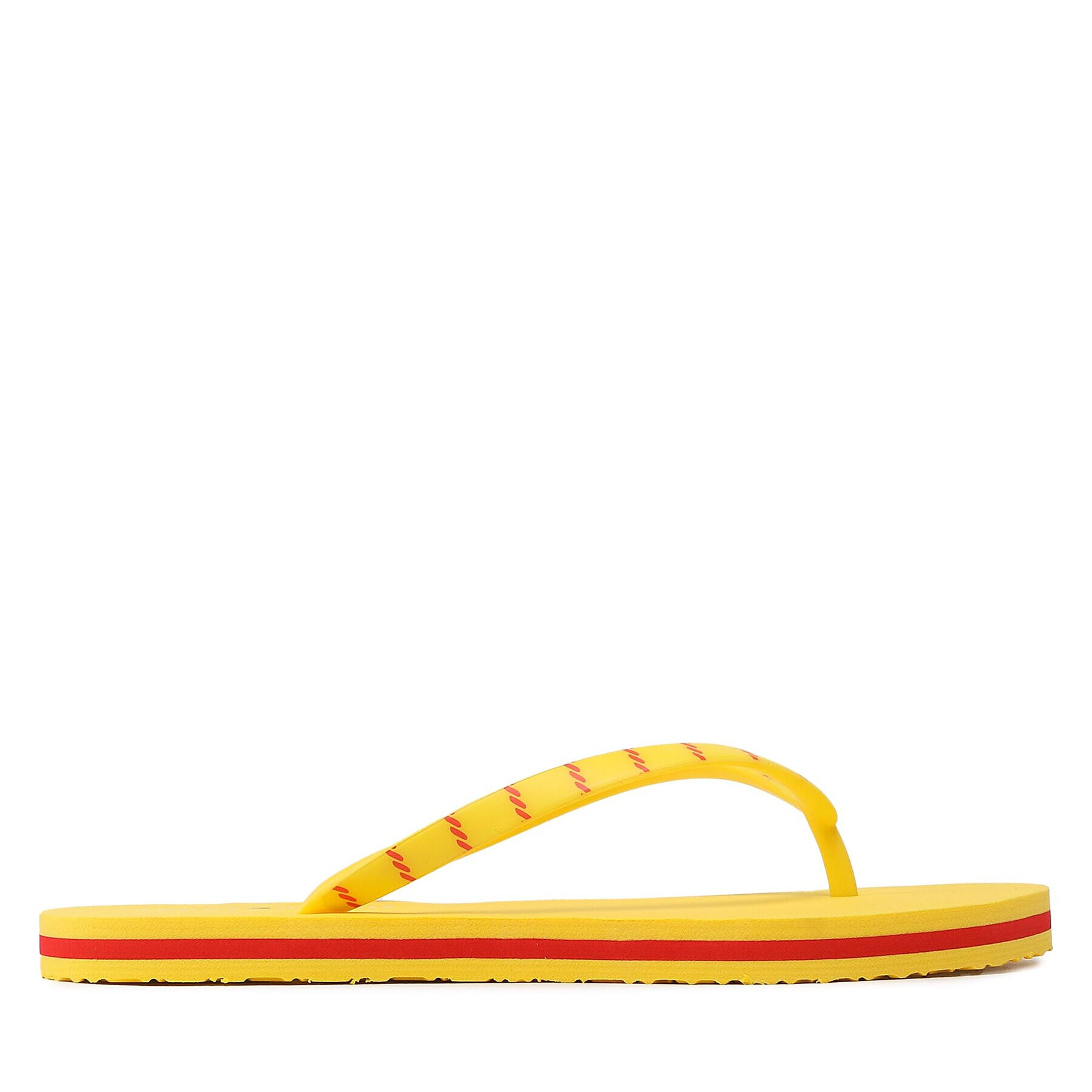 Tommy Hilfiger Джапанки Essential Beach Sandal FW0FW07141 Жълт - Pepit.bg