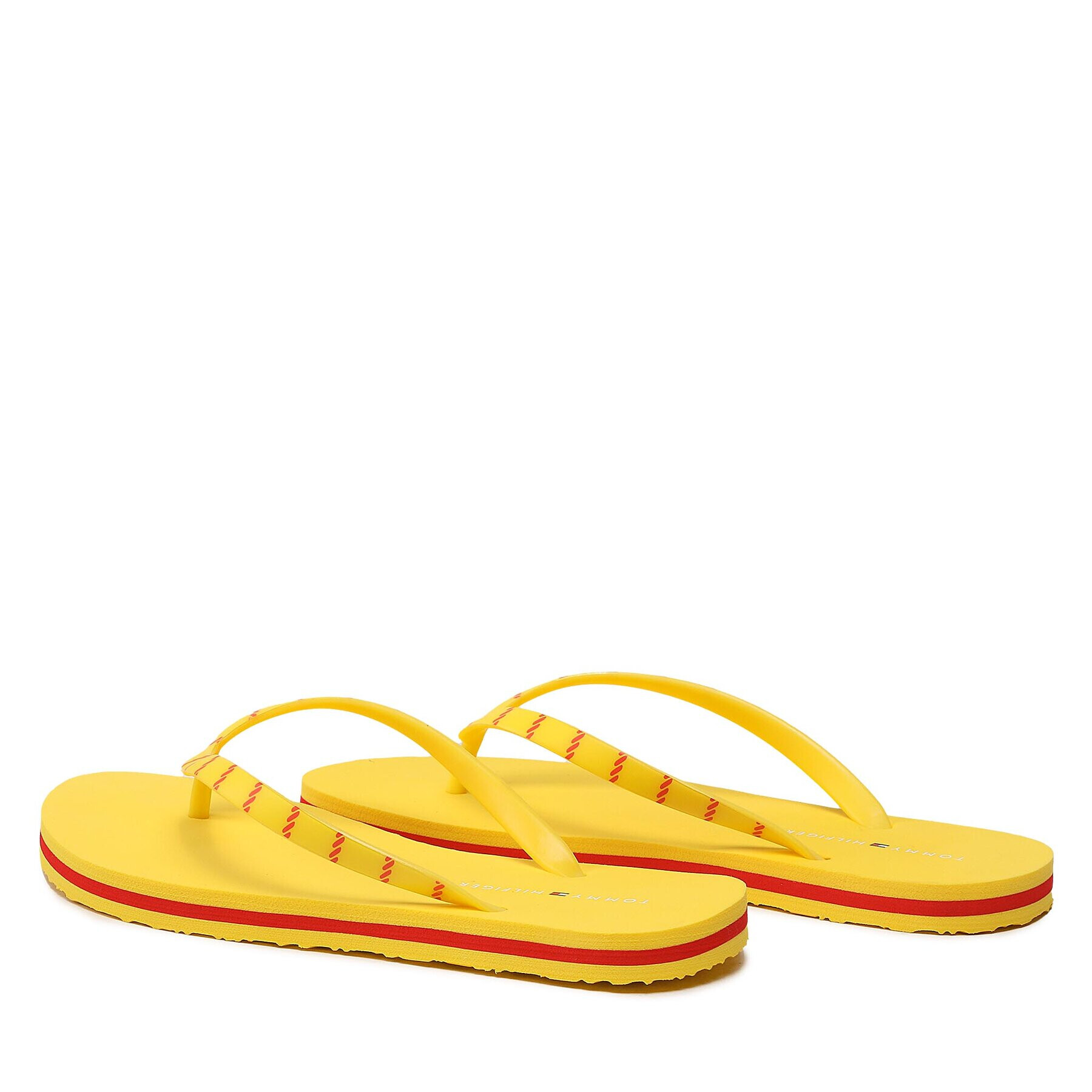 Tommy Hilfiger Джапанки Essential Beach Sandal FW0FW07141 Жълт - Pepit.bg