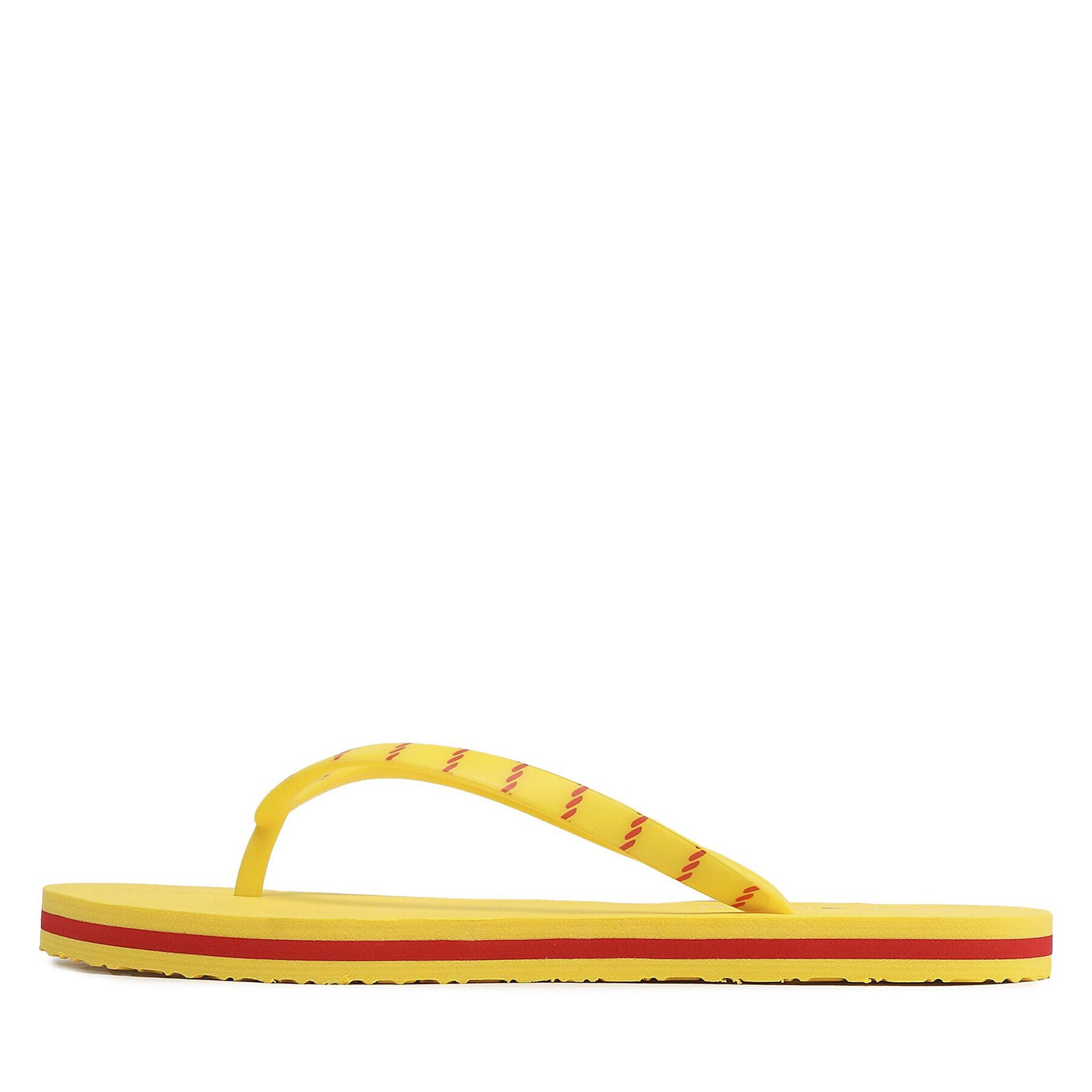 Tommy Hilfiger Джапанки Essential Beach Sandal FW0FW07141 Жълт - Pepit.bg