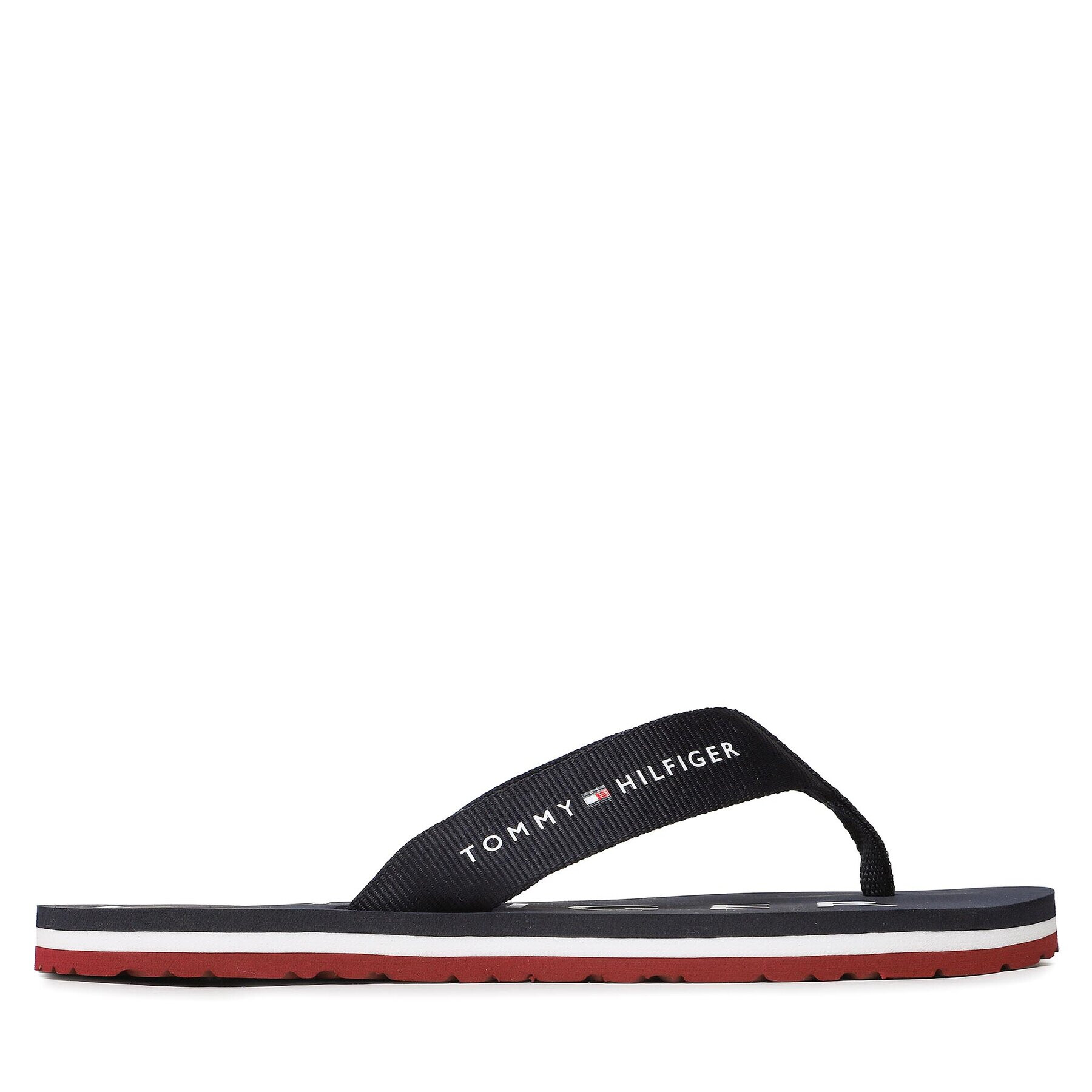 Tommy Hilfiger Джапанки Essential Corp Flip Flop FW0FW07419 Тъмносин - Pepit.bg