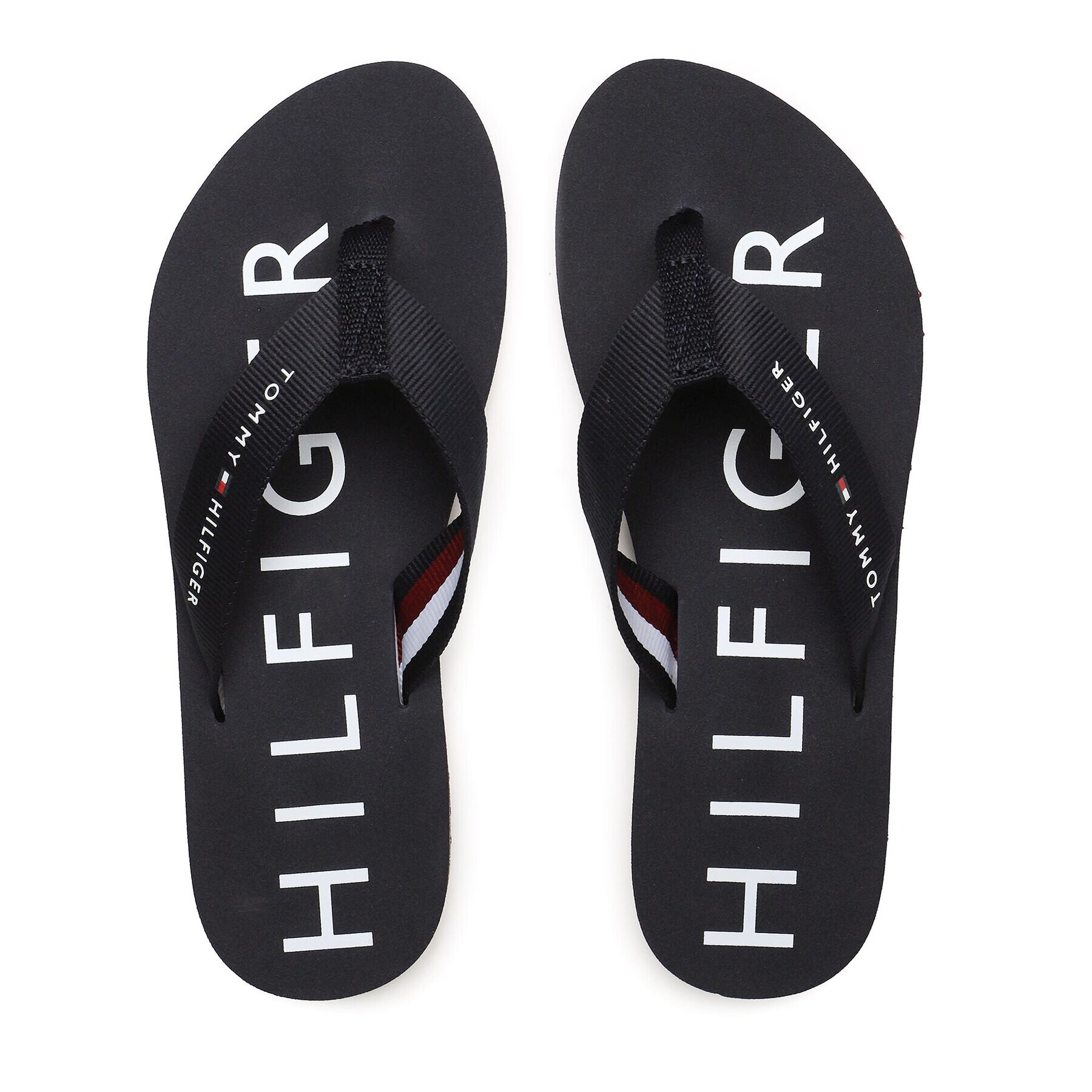 Tommy Hilfiger Джапанки Essential Corp Flip Flop FW0FW07419 Тъмносин - Pepit.bg