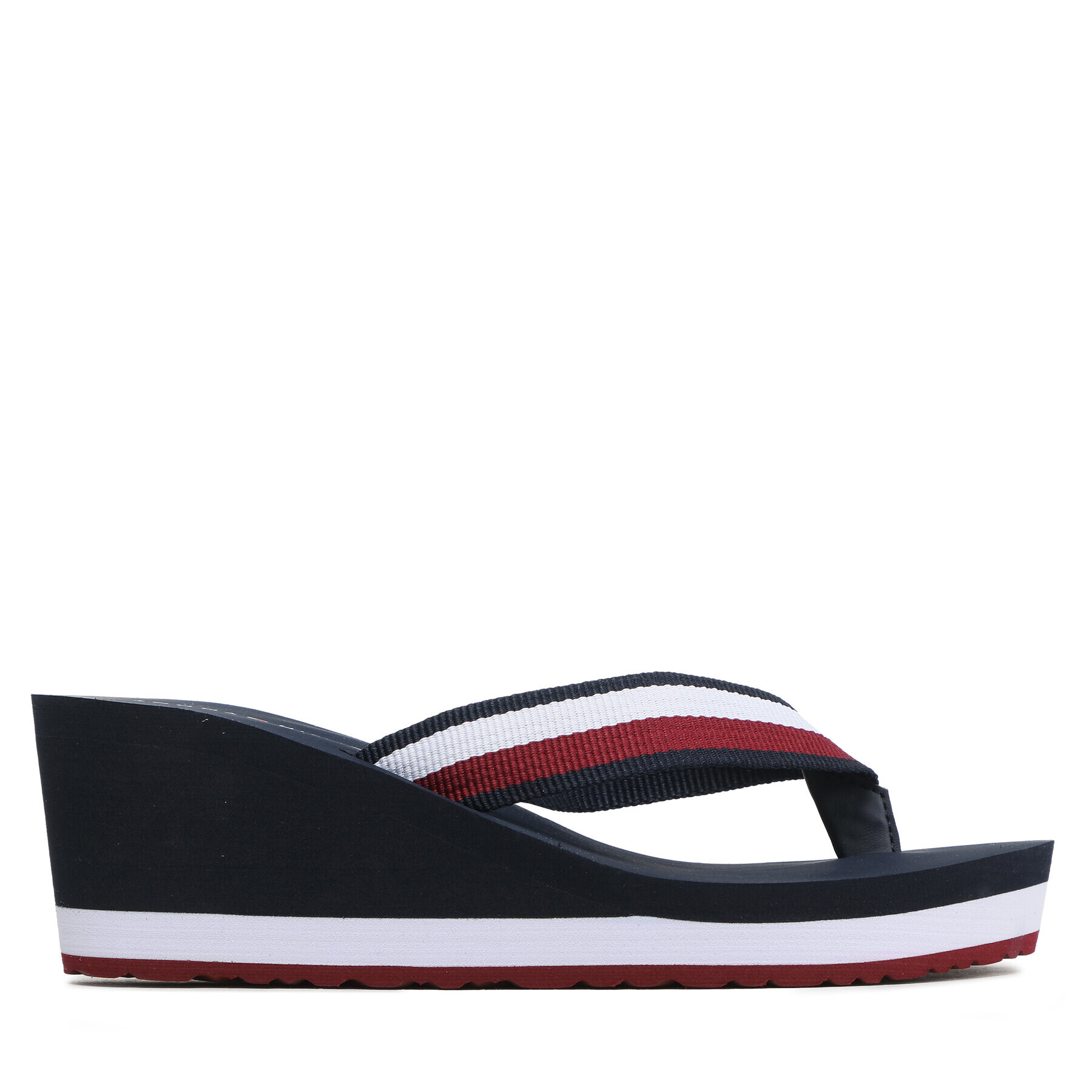 Tommy Hilfiger Джапанки Essential Corp Flip Flop Wedge FW0FW07263 Цветен - Pepit.bg