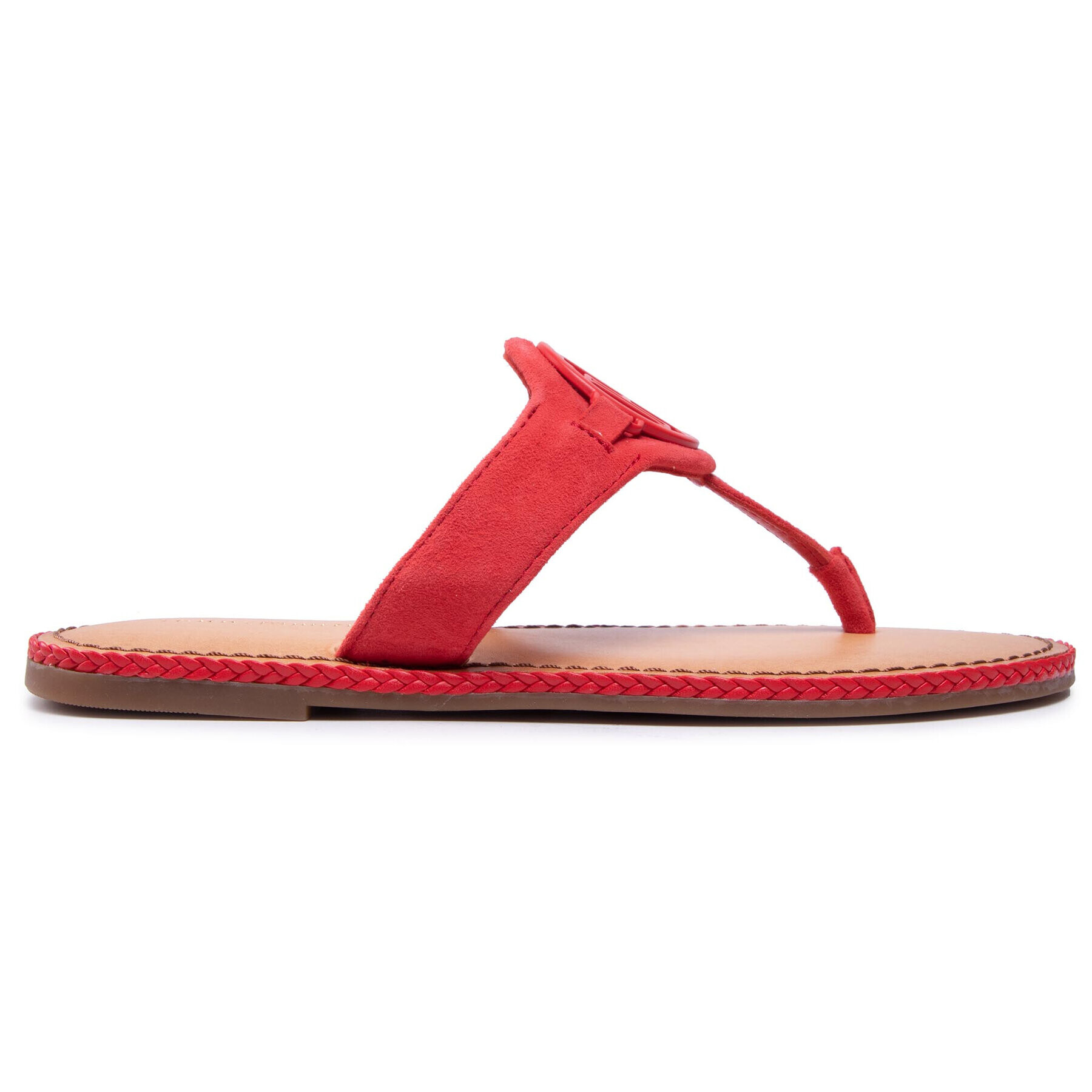 Tommy Hilfiger Джапанки Essential Hardware Flat Sandal FW0FW05592 Виолетов - Pepit.bg
