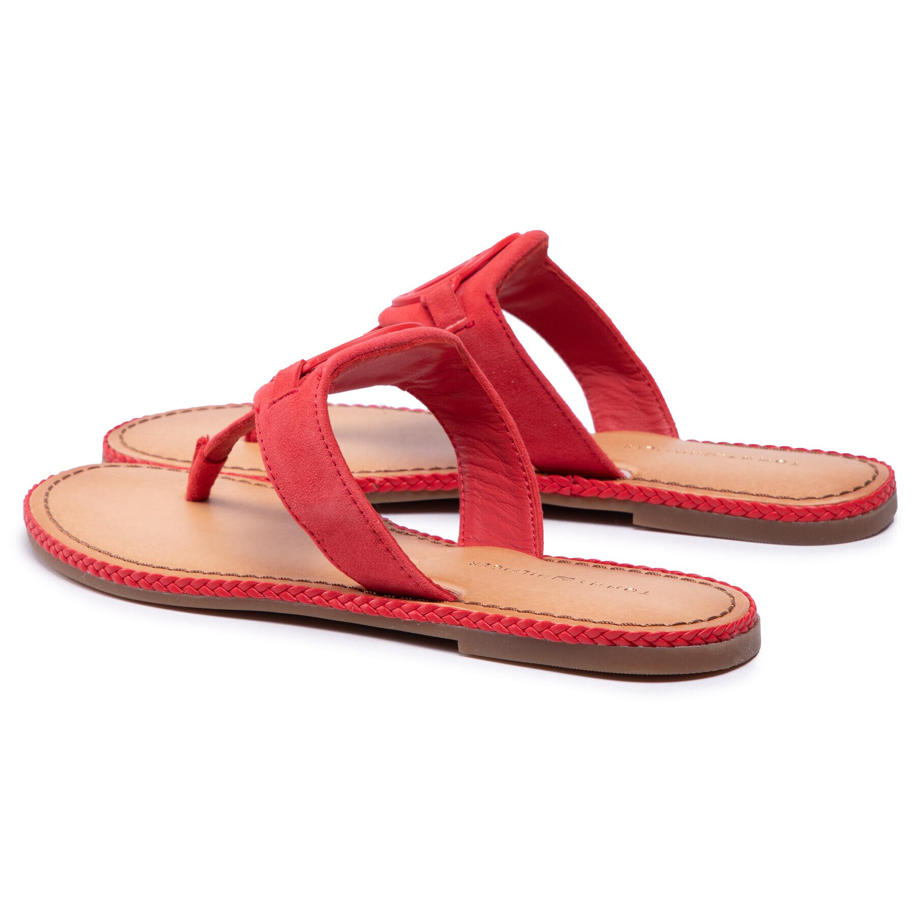 Tommy Hilfiger Джапанки Essential Hardware Flat Sandal FW0FW05592 Виолетов - Pepit.bg
