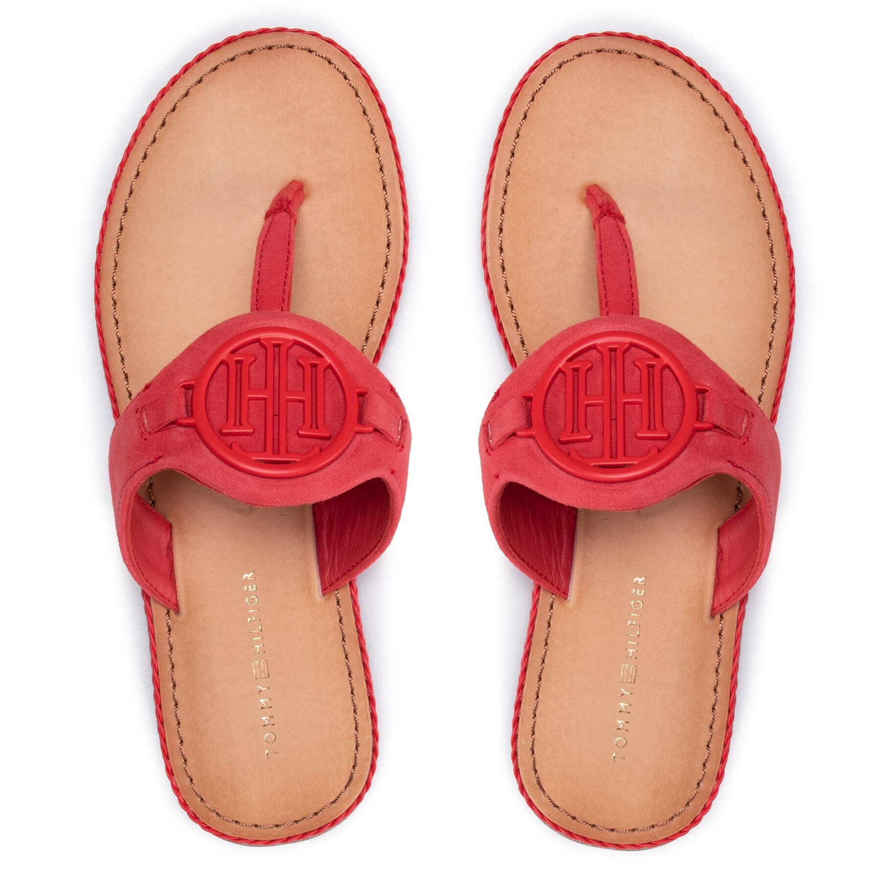 Tommy Hilfiger Джапанки Essential Hardware Flat Sandal FW0FW05592 Виолетов - Pepit.bg