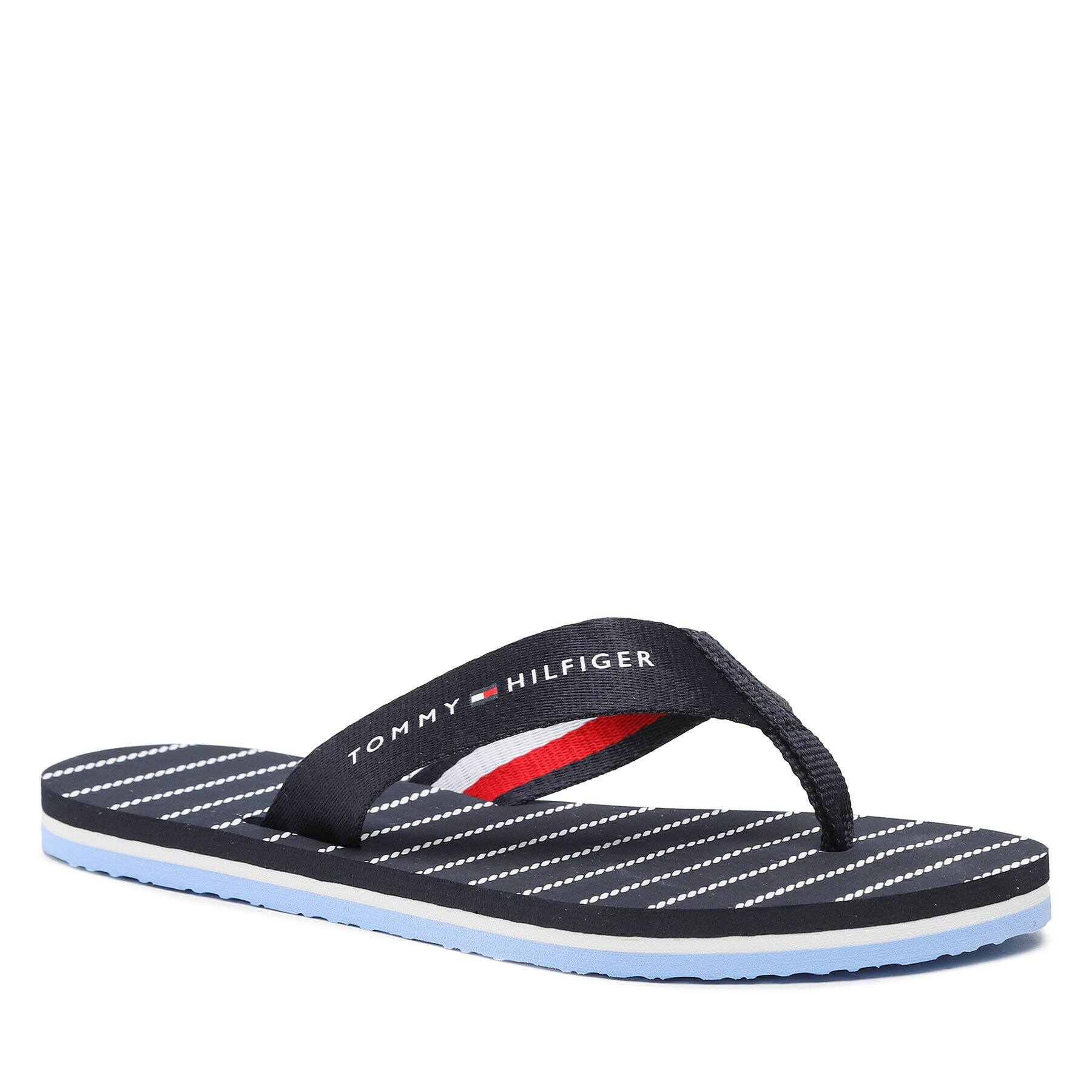 Tommy Hilfiger Джапанки Essential Rope Sandal FW0FW07142 Тъмносин - Pepit.bg