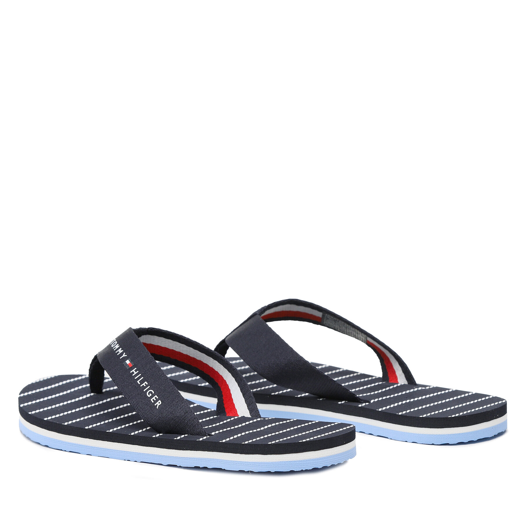 Tommy Hilfiger Джапанки Essential Rope Sandal FW0FW07142 Тъмносин - Pepit.bg