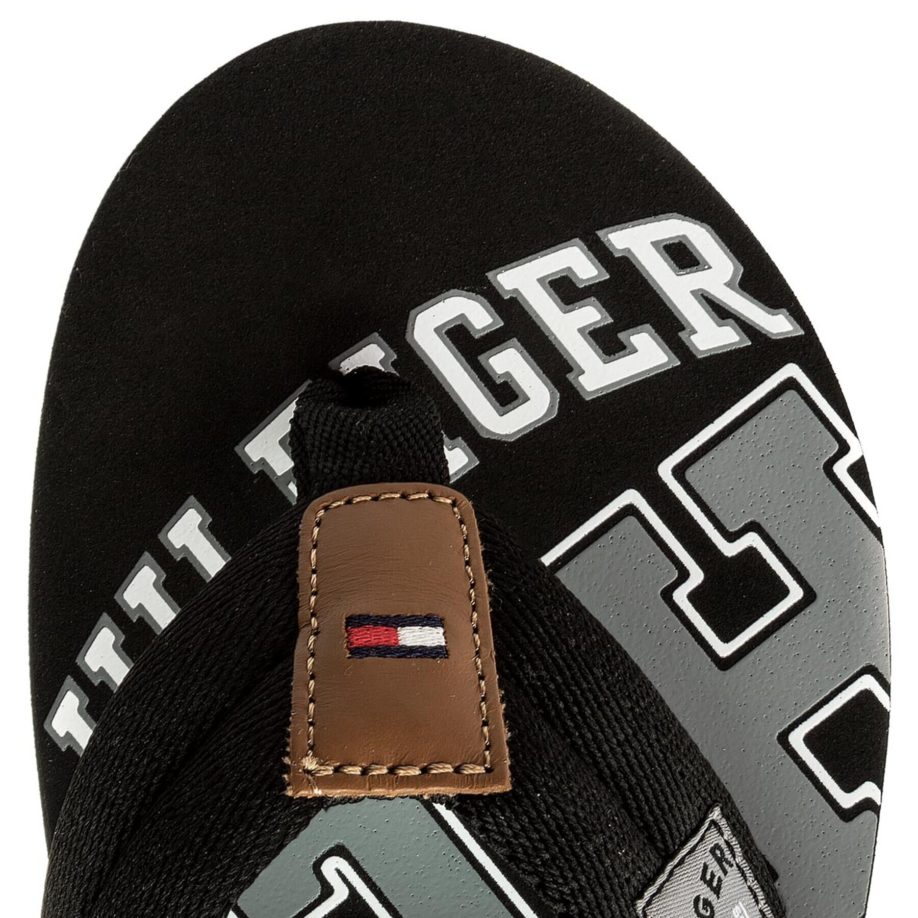 Tommy Hilfiger Джапанки Essential Th Beach Sandal FM0FM01369 Черен - Pepit.bg