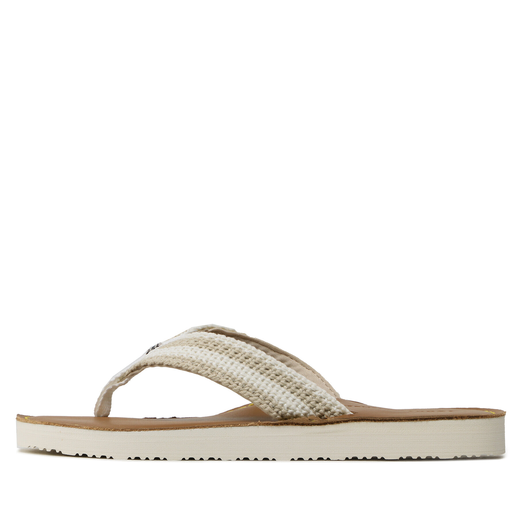 Tommy Hilfiger Джапанки Feminne Crochet Flip Flop FW0FW07261 Екрю - Pepit.bg