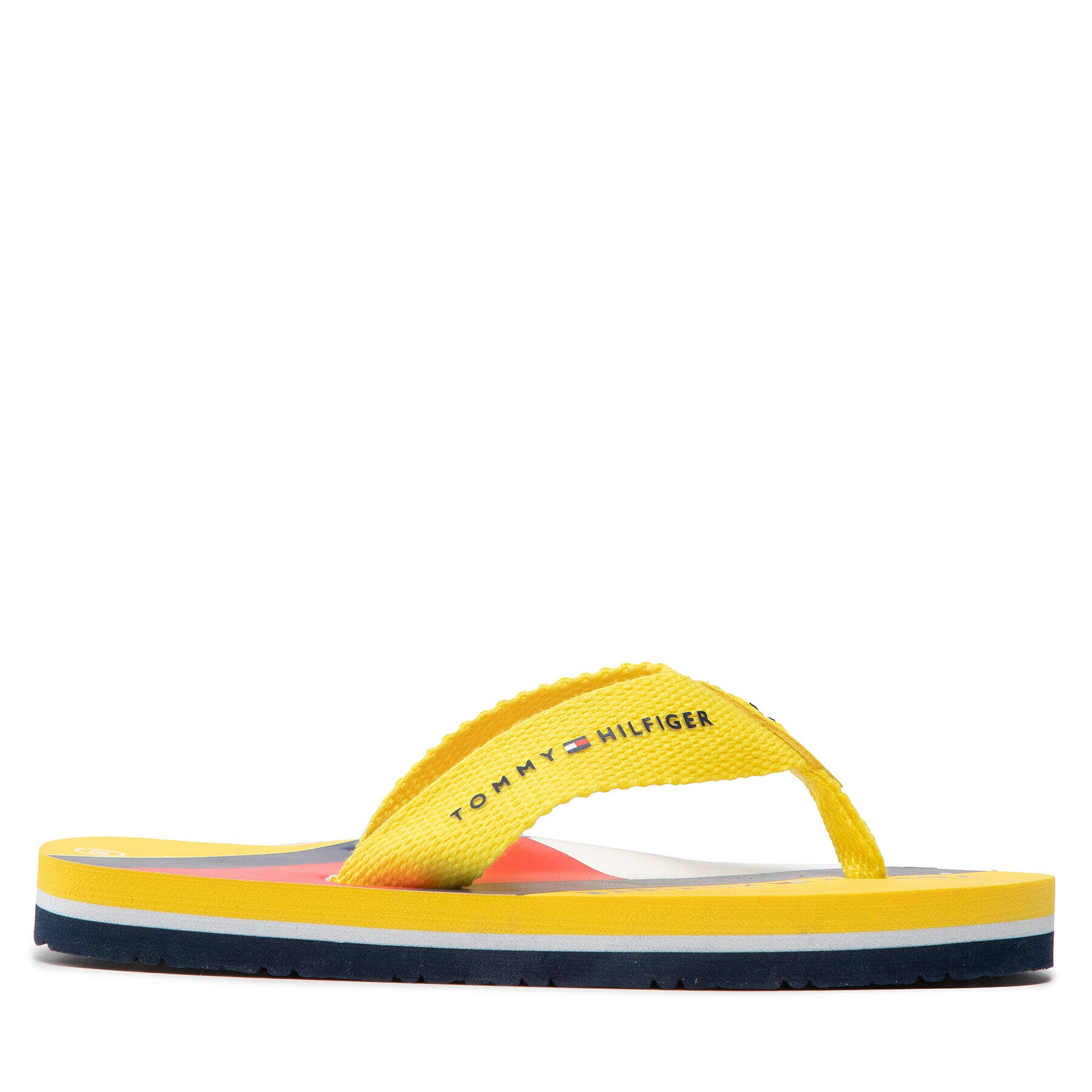 Tommy Hilfiger Джапанки Flag Print Flip Flop T3B8-32267-0058 M Жълт - Pepit.bg