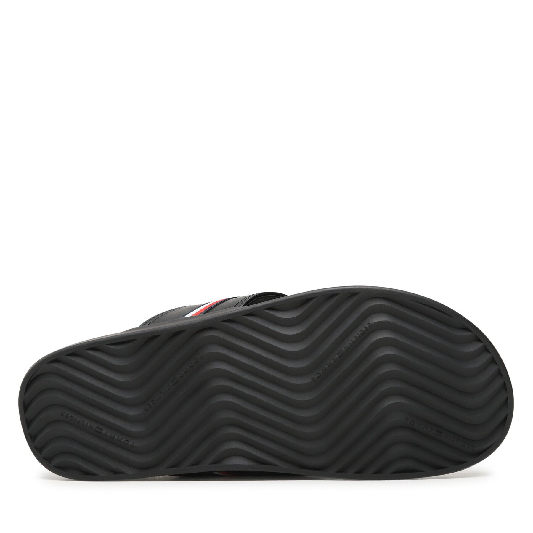 Tommy Hilfiger Джапанки Leather Toe Post Sandal FM0FM04460 Черен - Pepit.bg