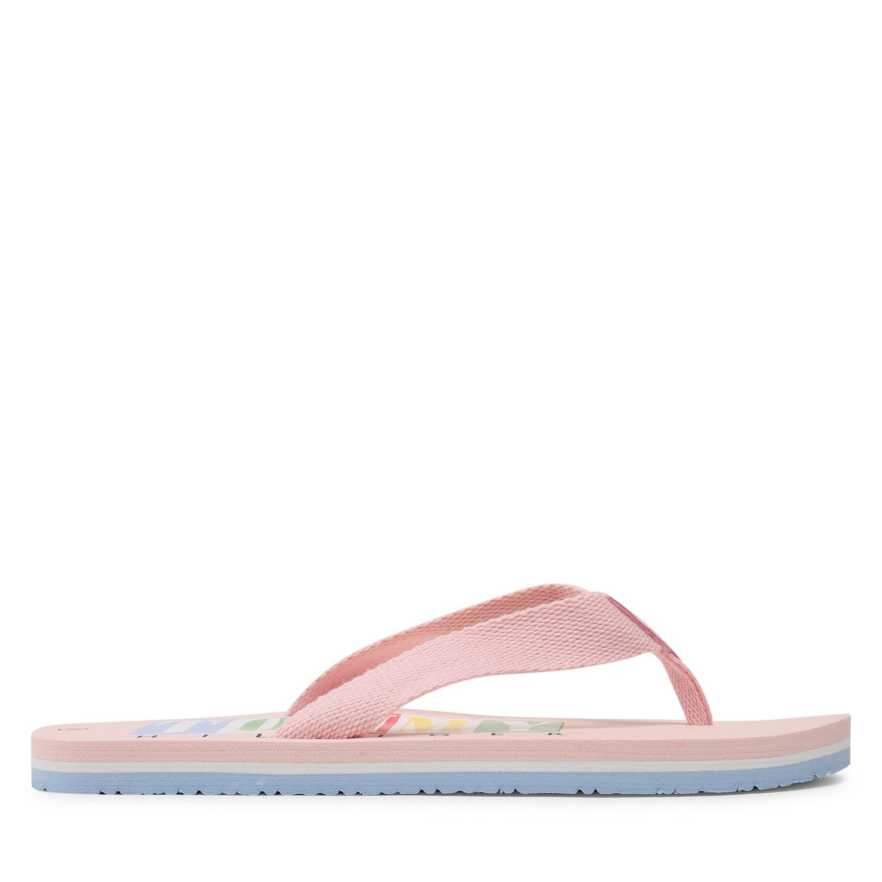 Tommy Hilfiger Джапанки Logo Flip Flop T3A8-32784-0058 S Розов - Pepit.bg