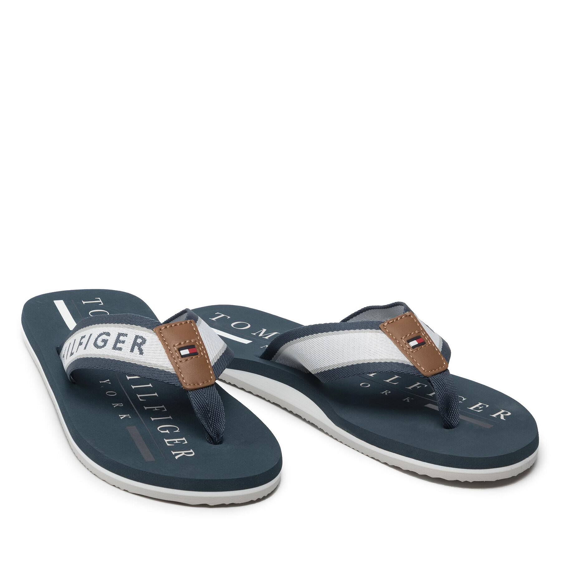 Tommy Hilfiger Джапанки Maritime Beach Sandal FM0FM03978 Бял - Pepit.bg