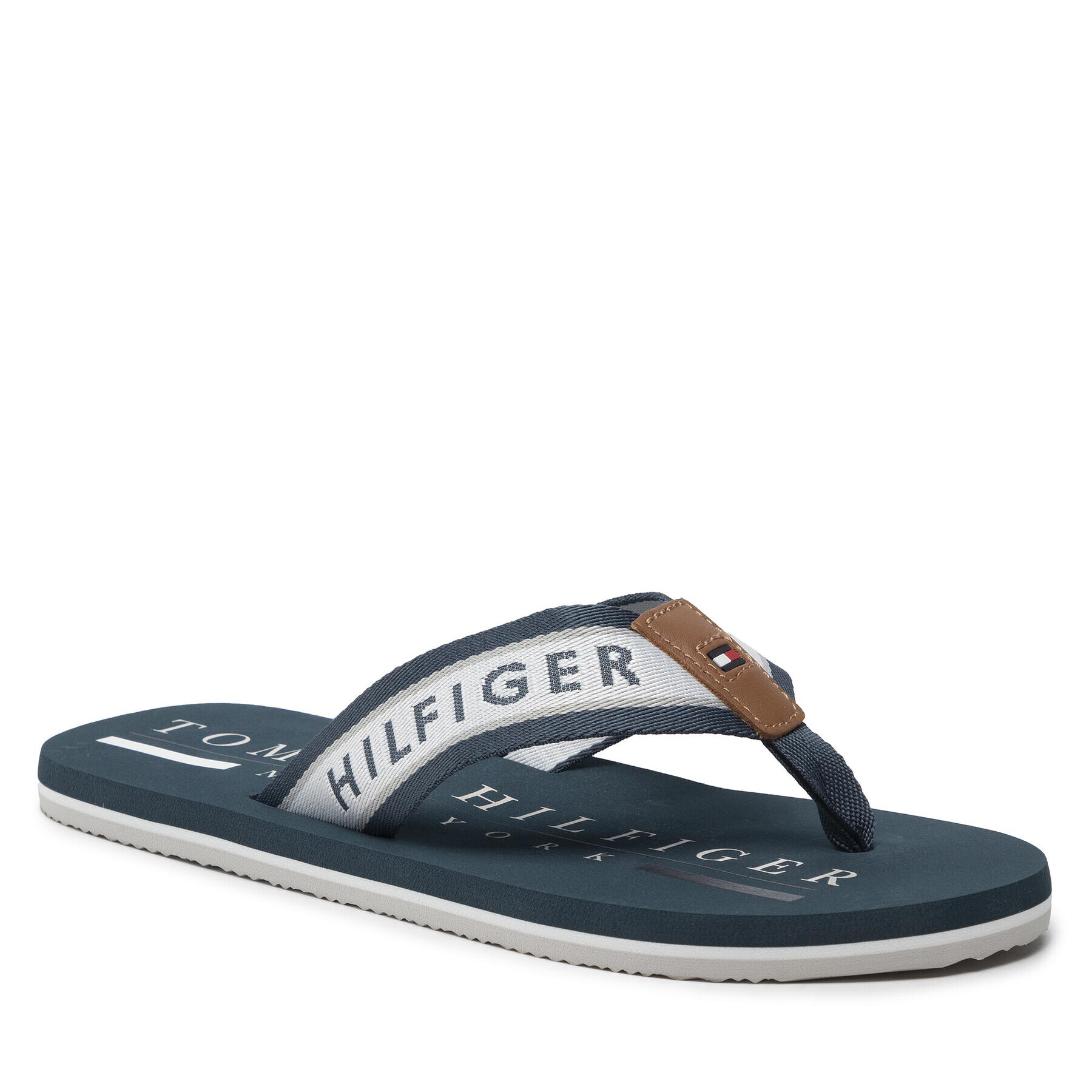 Tommy Hilfiger Джапанки Maritime Beach Sandal FM0FM03978 Бял - Pepit.bg