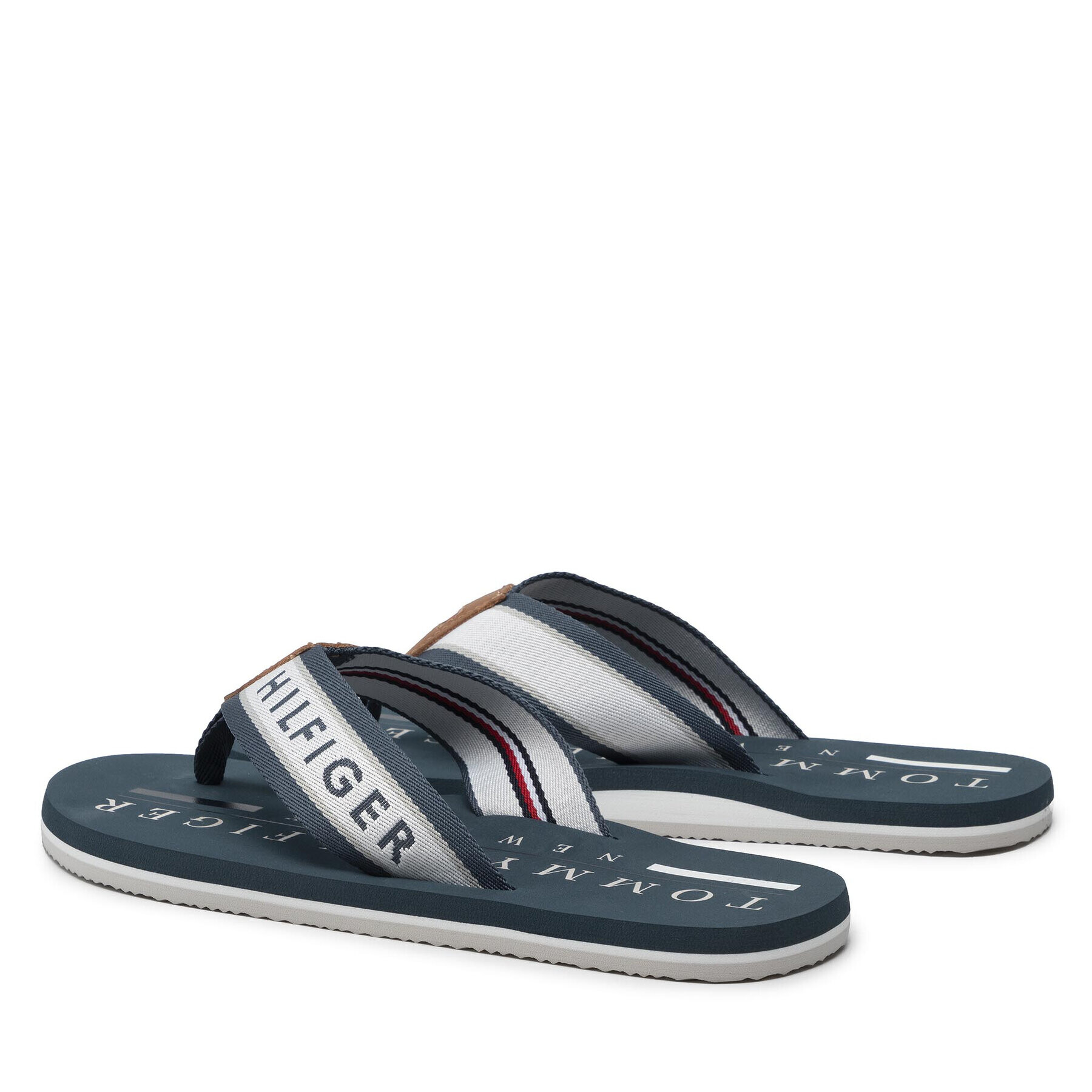 Tommy Hilfiger Джапанки Maritime Beach Sandal FM0FM03978 Бял - Pepit.bg