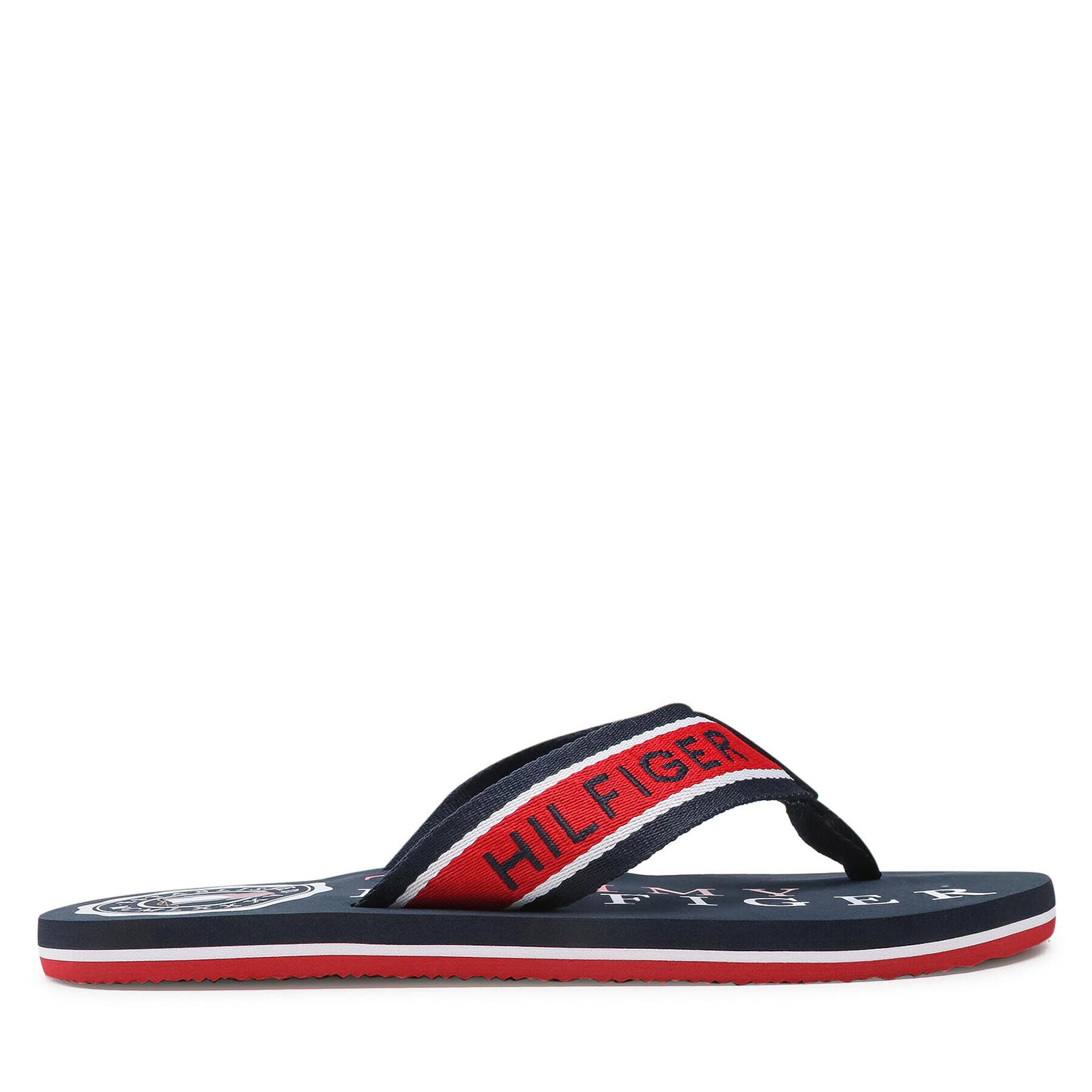 Tommy Hilfiger Джапанки Martime Beach Sandal FM0FM03385 Тъмносин - Pepit.bg