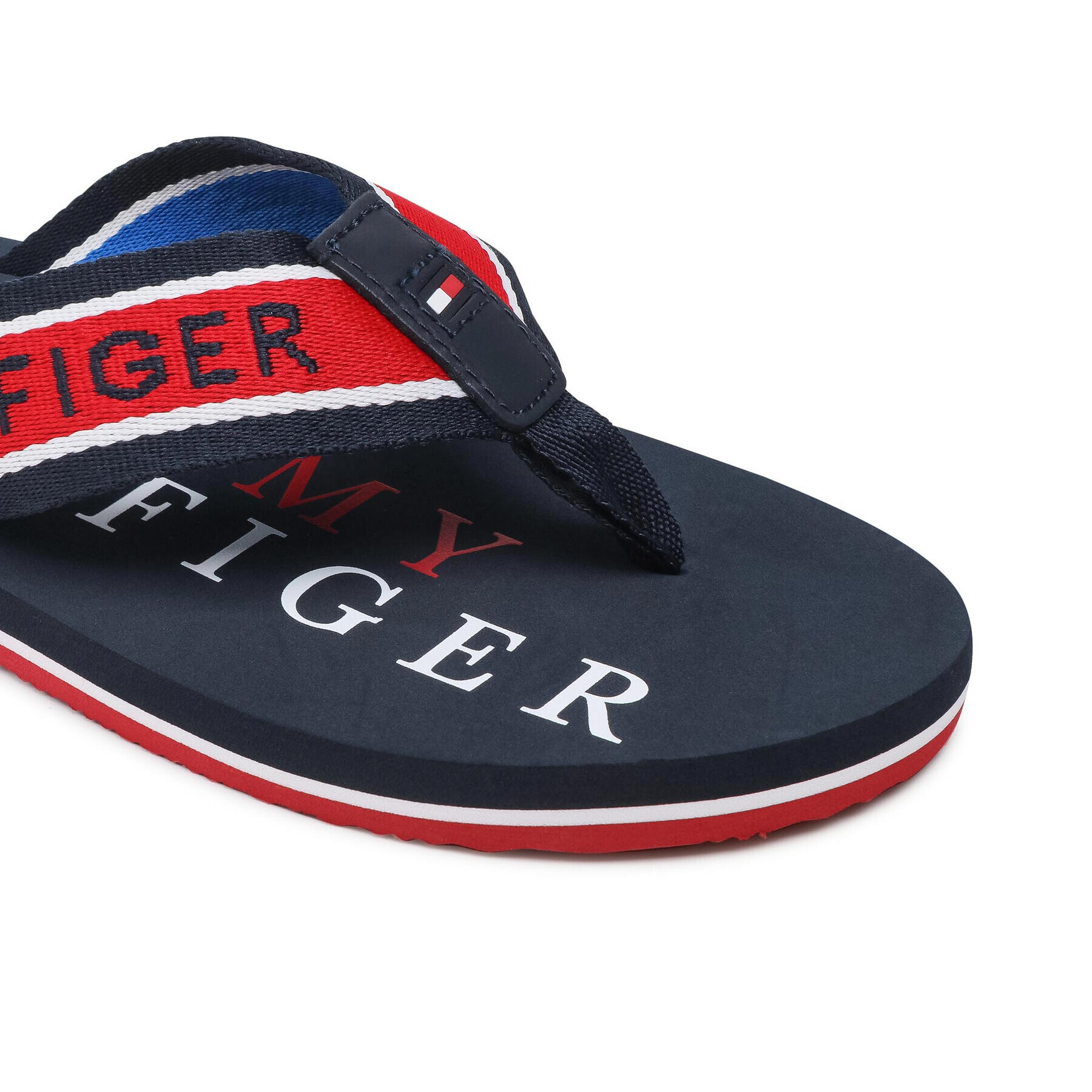 Tommy Hilfiger Джапанки Martime Beach Sandal FM0FM03385 Тъмносин - Pepit.bg