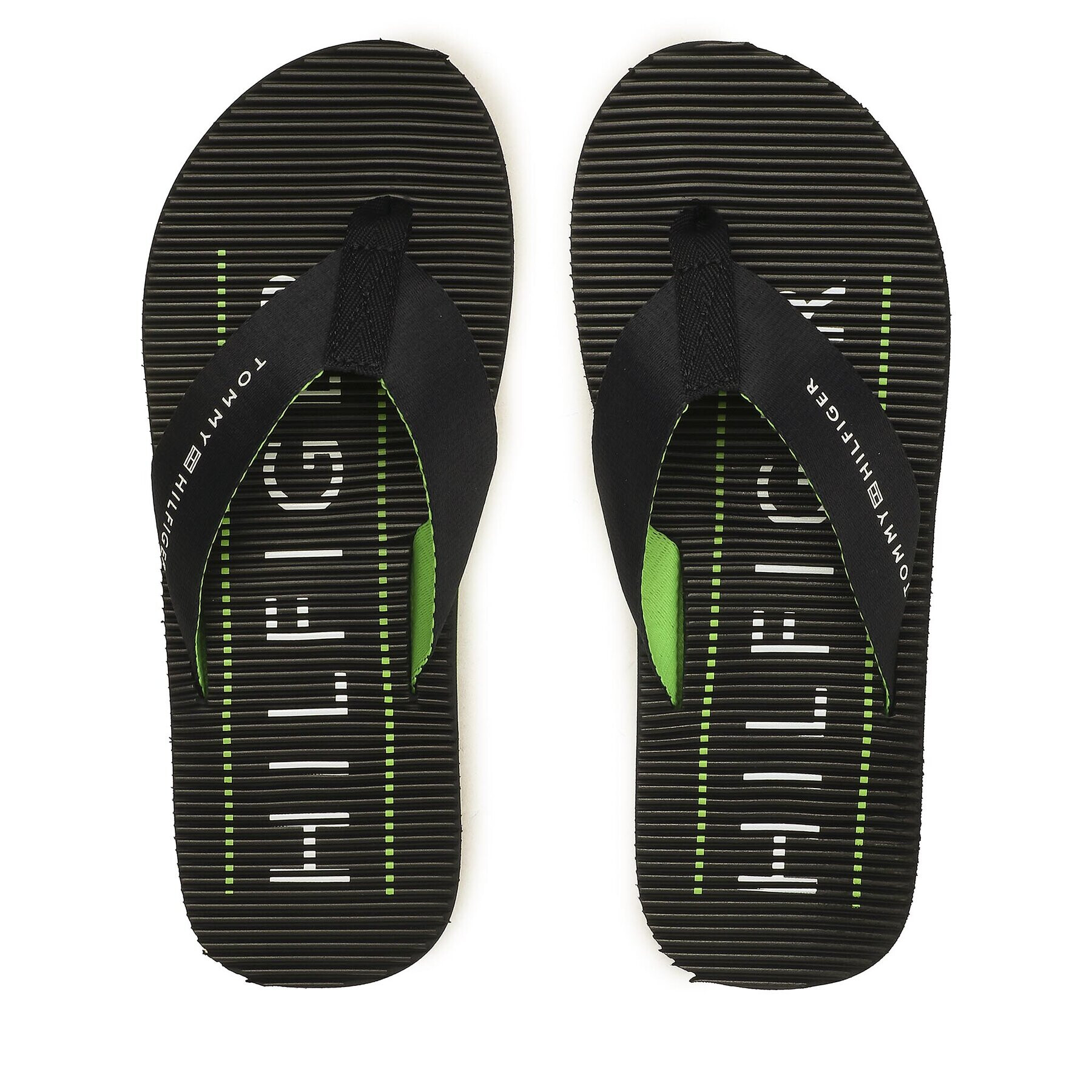 Tommy Hilfiger Джапанки Massage Footbed Beach Sandal FM0FM04474 Тъмносин - Pepit.bg