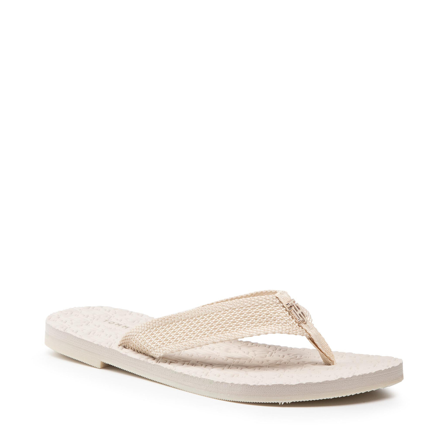 Tommy Hilfiger Джапанки Mesh Flat Beach Sandal FW0FW05765 Бежов - Pepit.bg