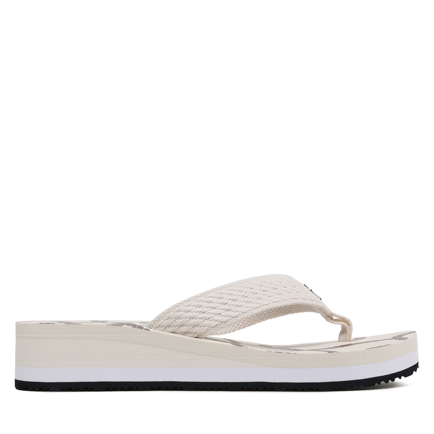 Tommy Hilfiger Джапанки Rope M Wedge Sandal FW0FW07148 Екрю - Pepit.bg