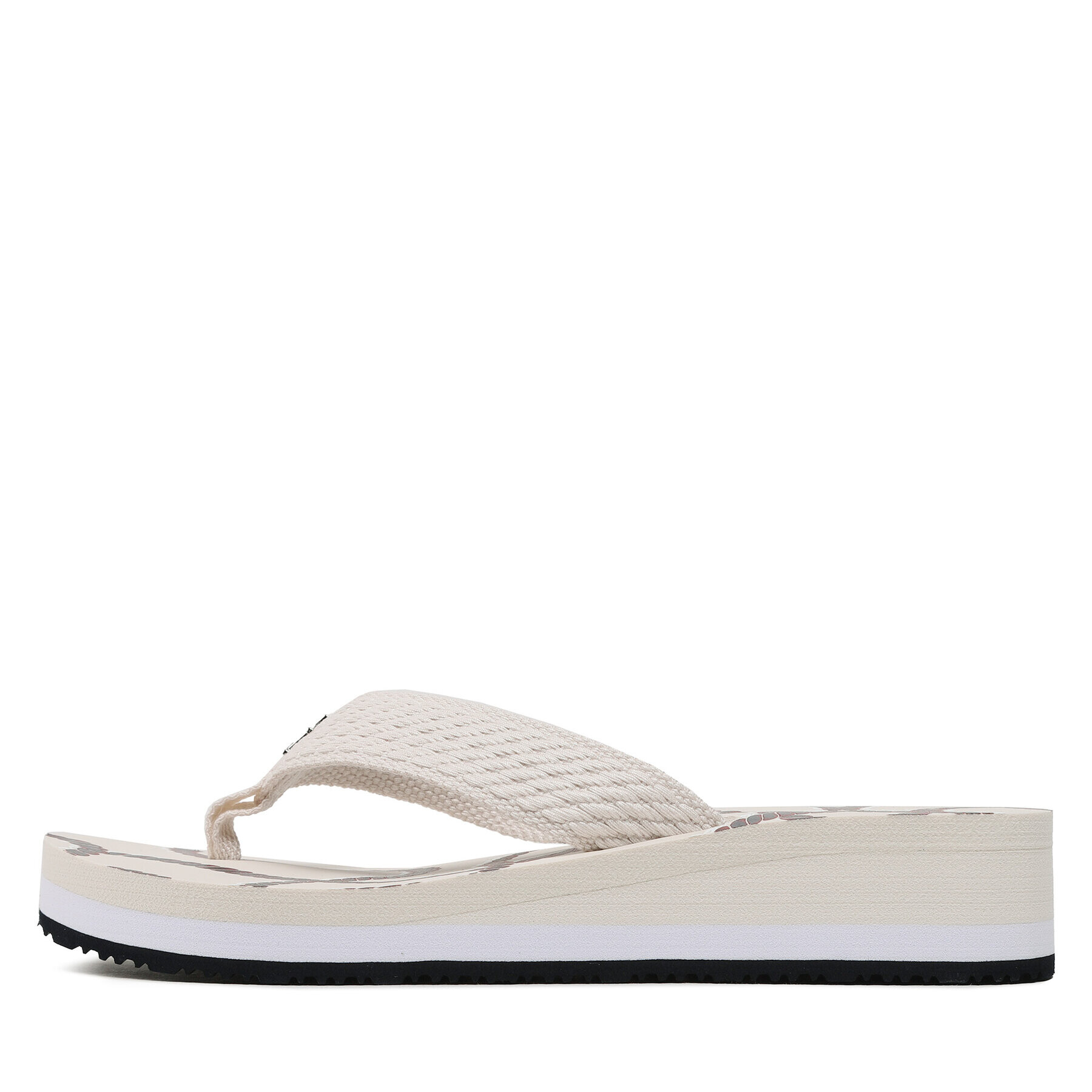 Tommy Hilfiger Джапанки Rope M Wedge Sandal FW0FW07148 Екрю - Pepit.bg