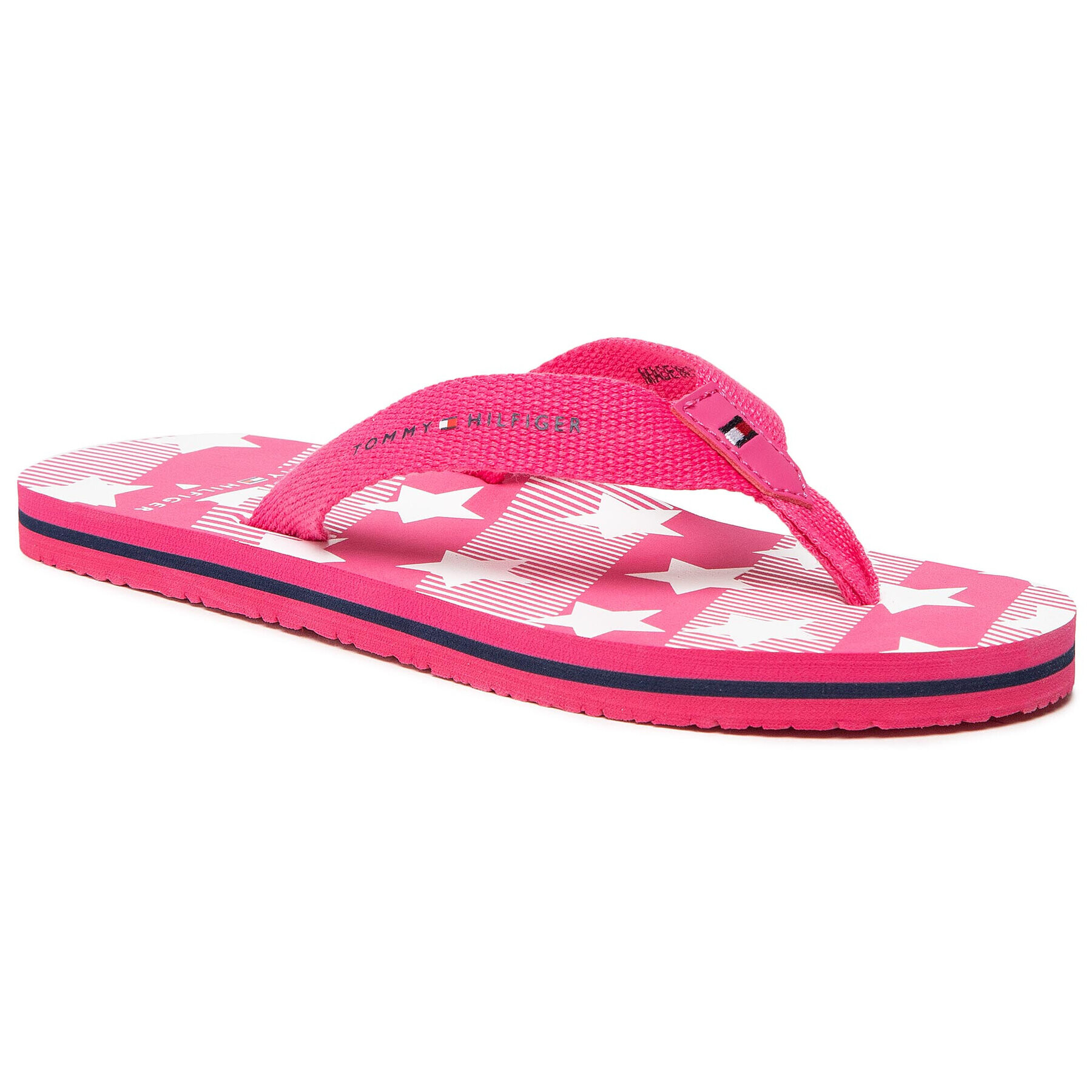 Tommy Hilfiger Джапанки Stars Print Flip Flop T3A0-30882-0058 S Розов - Pepit.bg