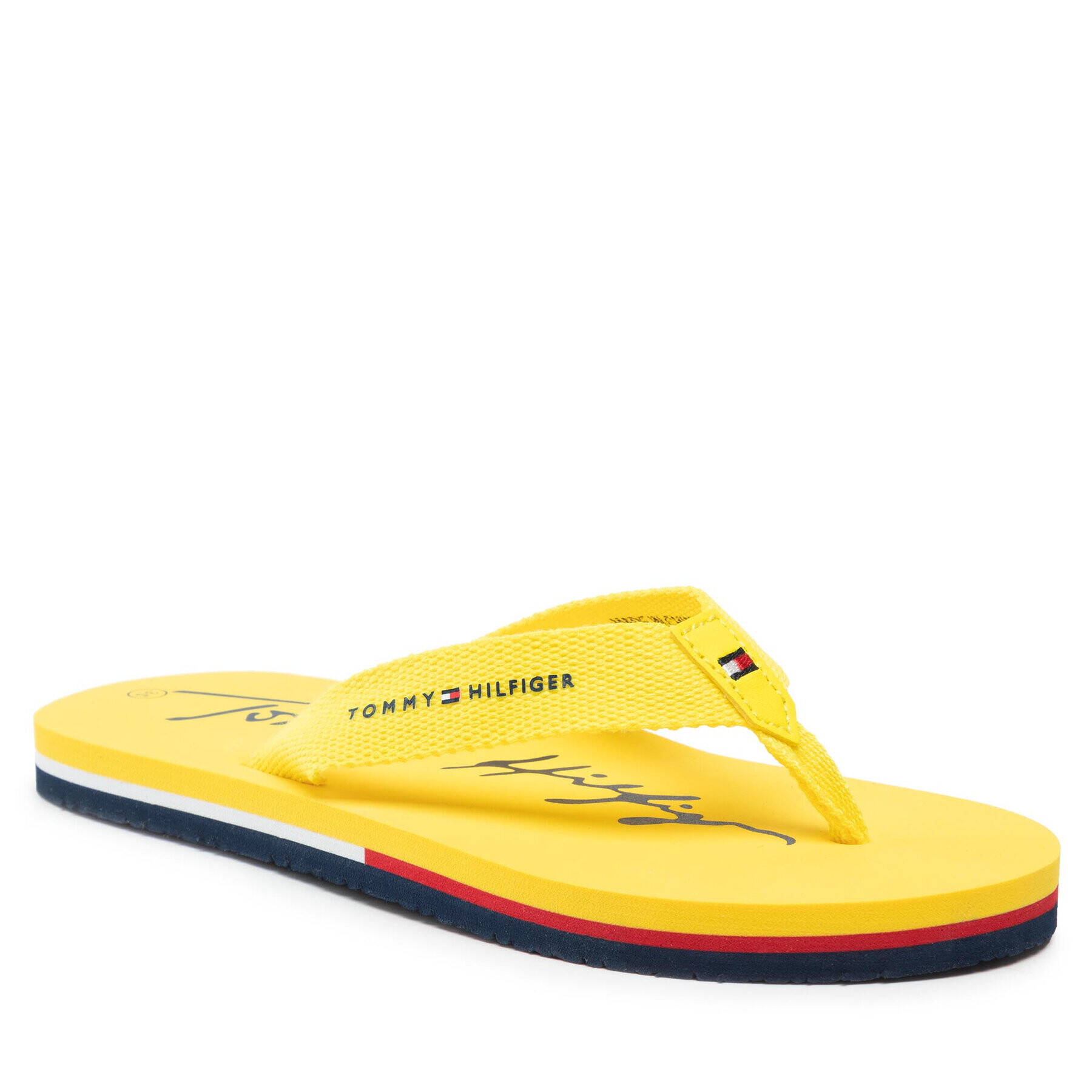 Tommy Hilfiger Джапанки T3A8-32190-0058 S Жълт - Pepit.bg