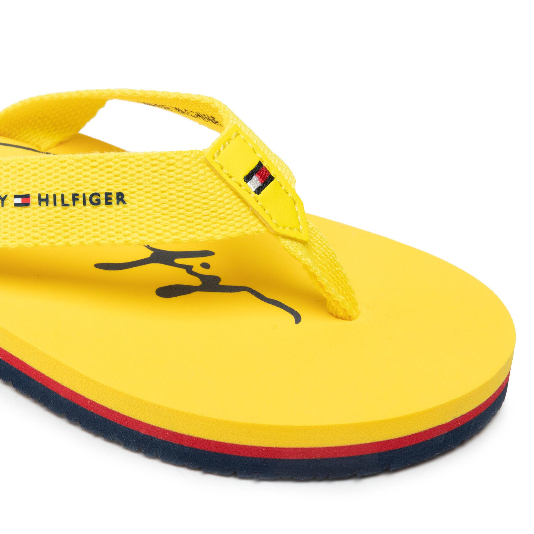 Tommy Hilfiger Джапанки T3A8-32190-0058 S Жълт - Pepit.bg