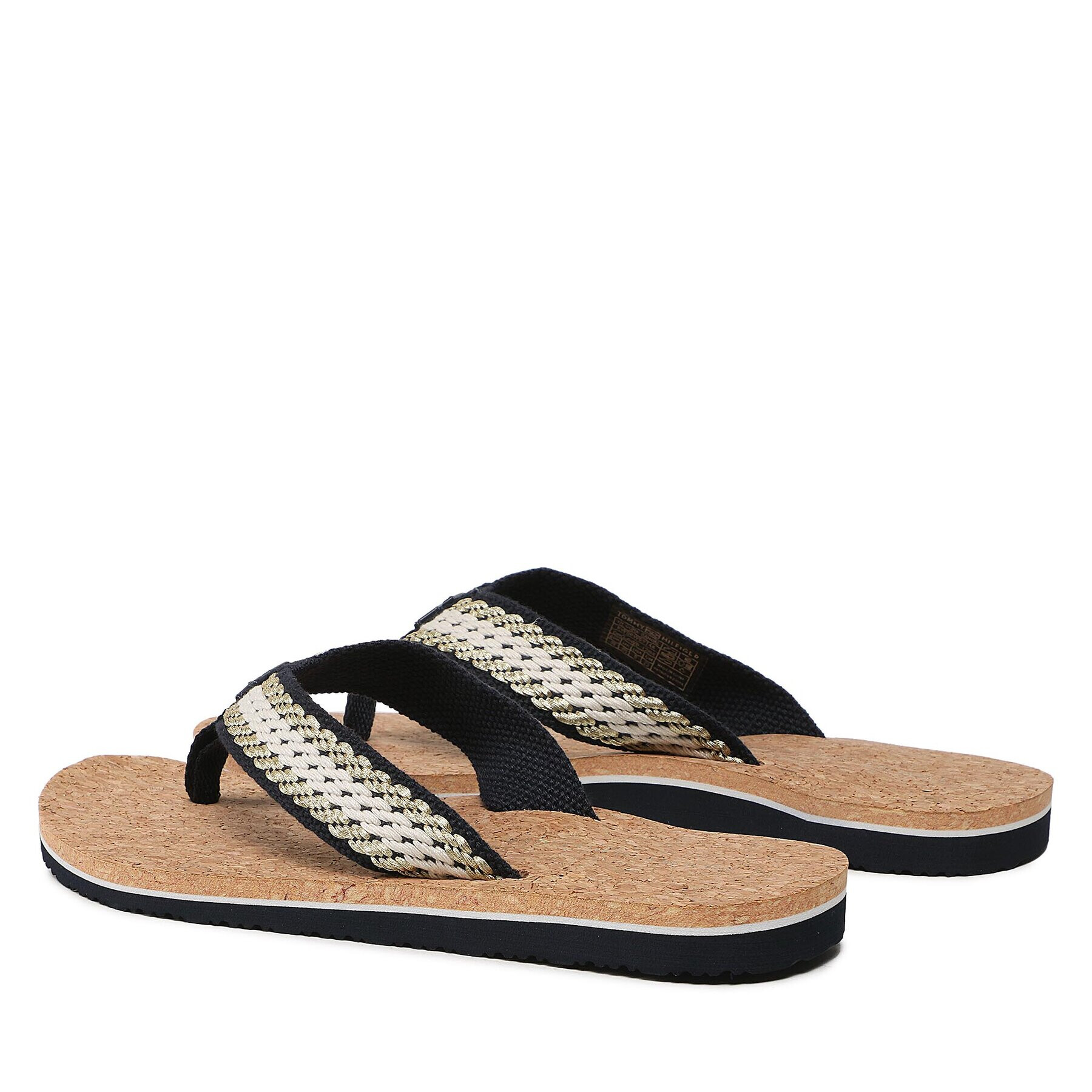 Tommy Hilfiger Джапанки Th Cork Sandal FW0FW07145 Бежов - Pepit.bg