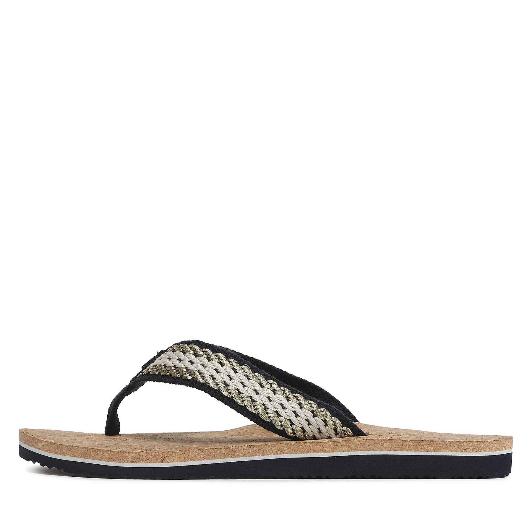 Tommy Hilfiger Джапанки Th Cork Sandal FW0FW07145 Бежов - Pepit.bg