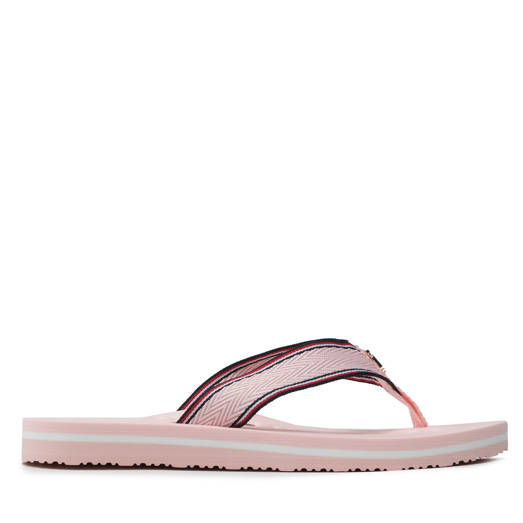 Tommy Hilfiger Джапанки Th Hardware Flat Beach Sandal FW0FW06421 Розов - Pepit.bg