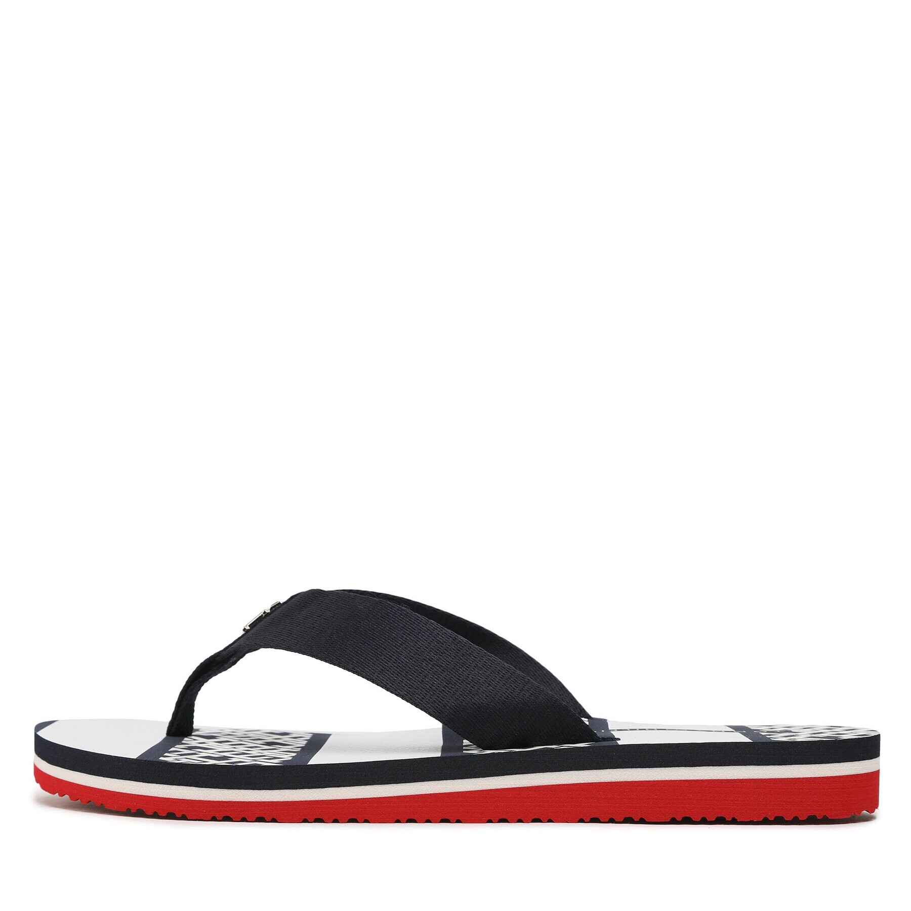 Tommy Hilfiger Джапанки Th Monogram Essential Sandal FW0FW07162 Тъмносин - Pepit.bg