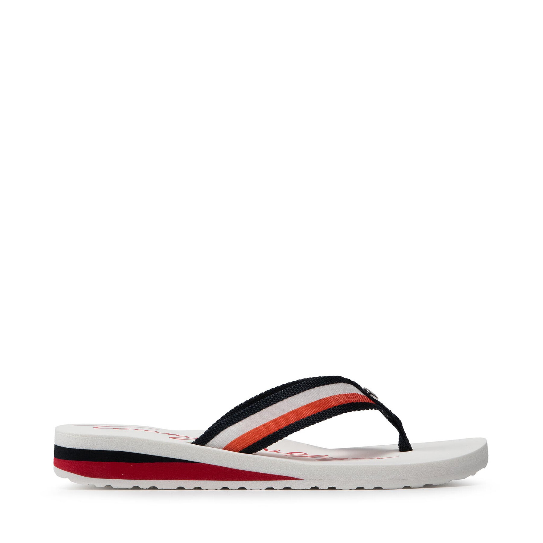 Tommy Hilfiger Джапанки Th Transparency Beach Sandal FW0FW05676 Тъмносин - Pepit.bg