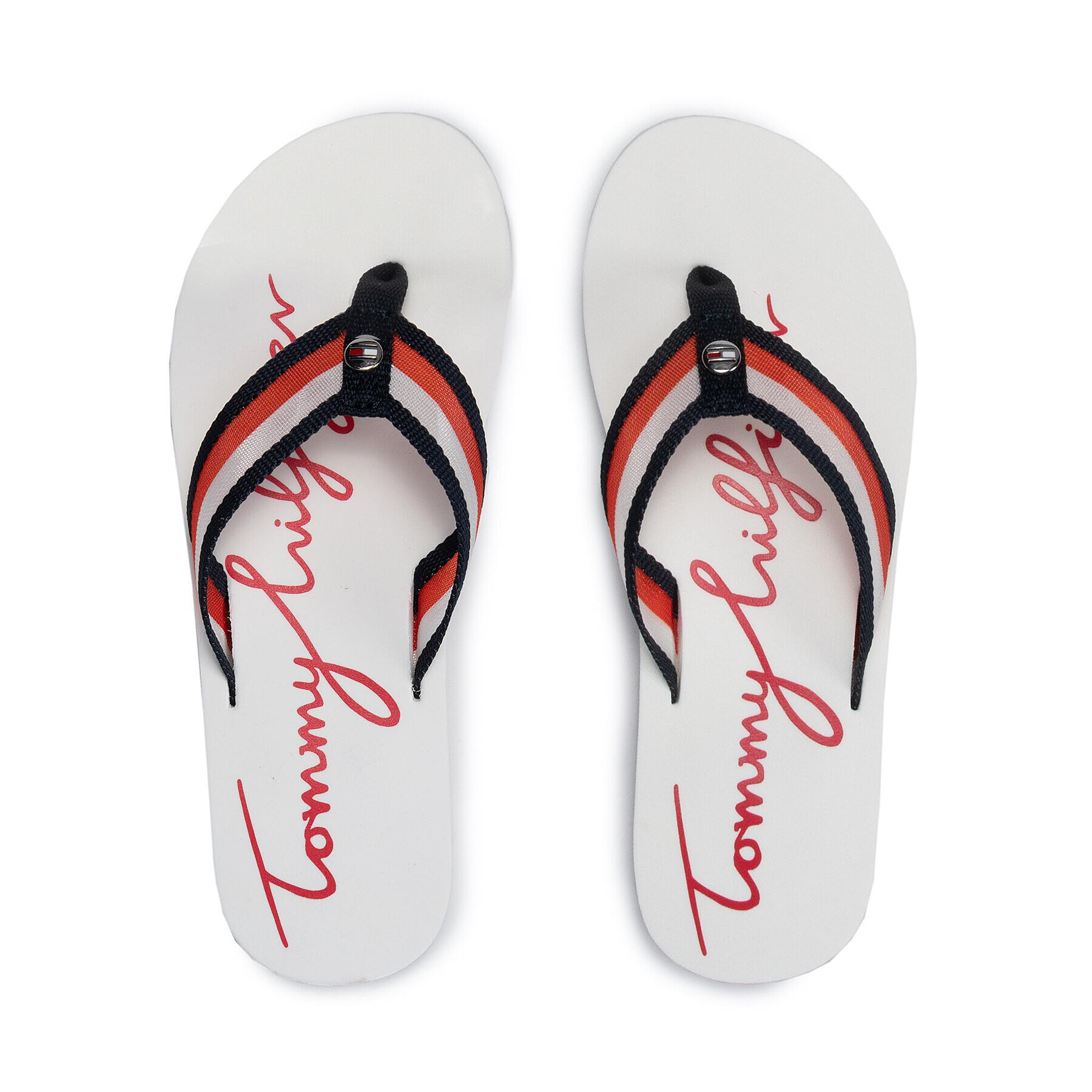 Tommy Hilfiger Джапанки Th Transparency Beach Sandal FW0FW05676 Тъмносин - Pepit.bg