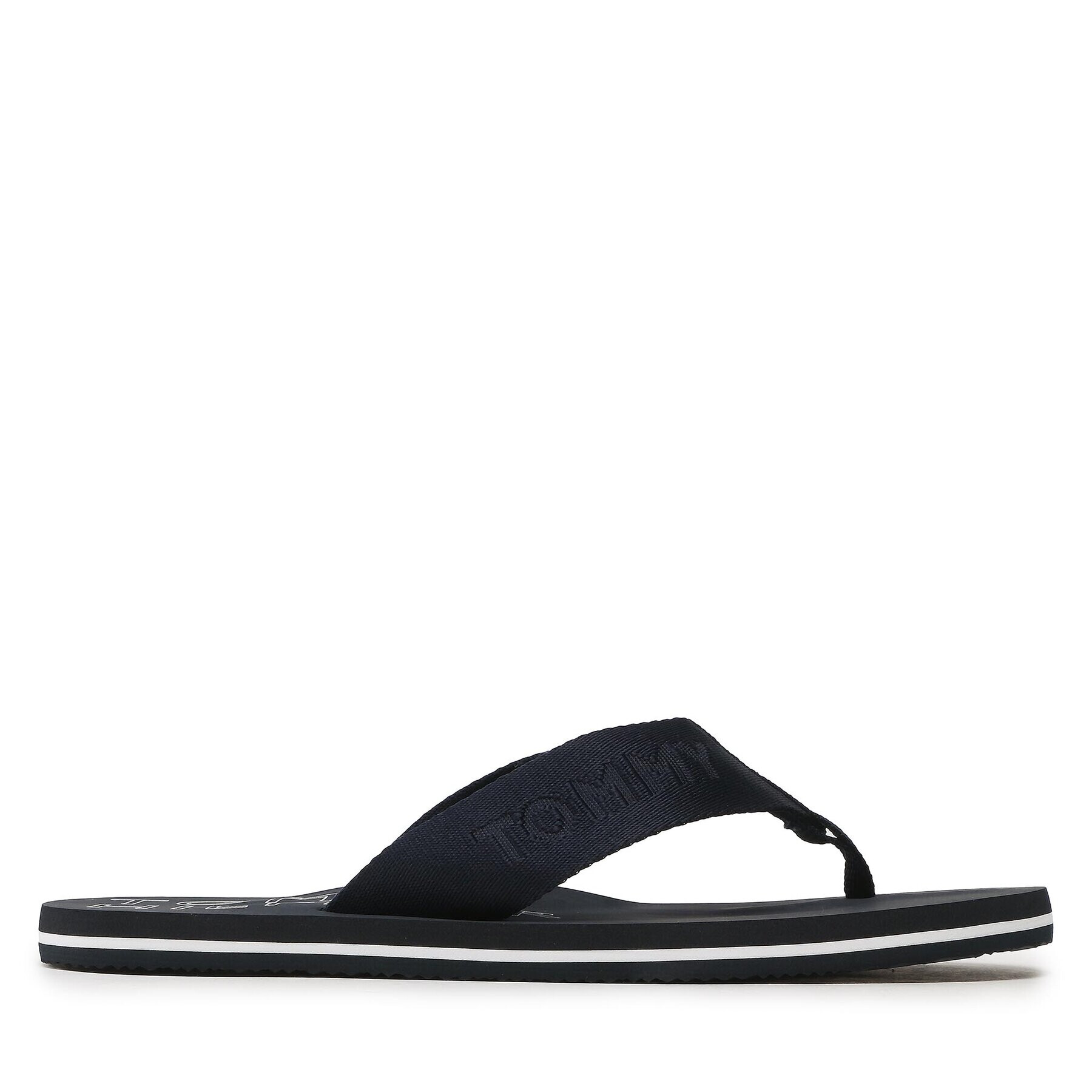 Tommy Hilfiger Джапанки Tonal Hilfiger Beach Sandal FM0FM04472 Тъмносин - Pepit.bg