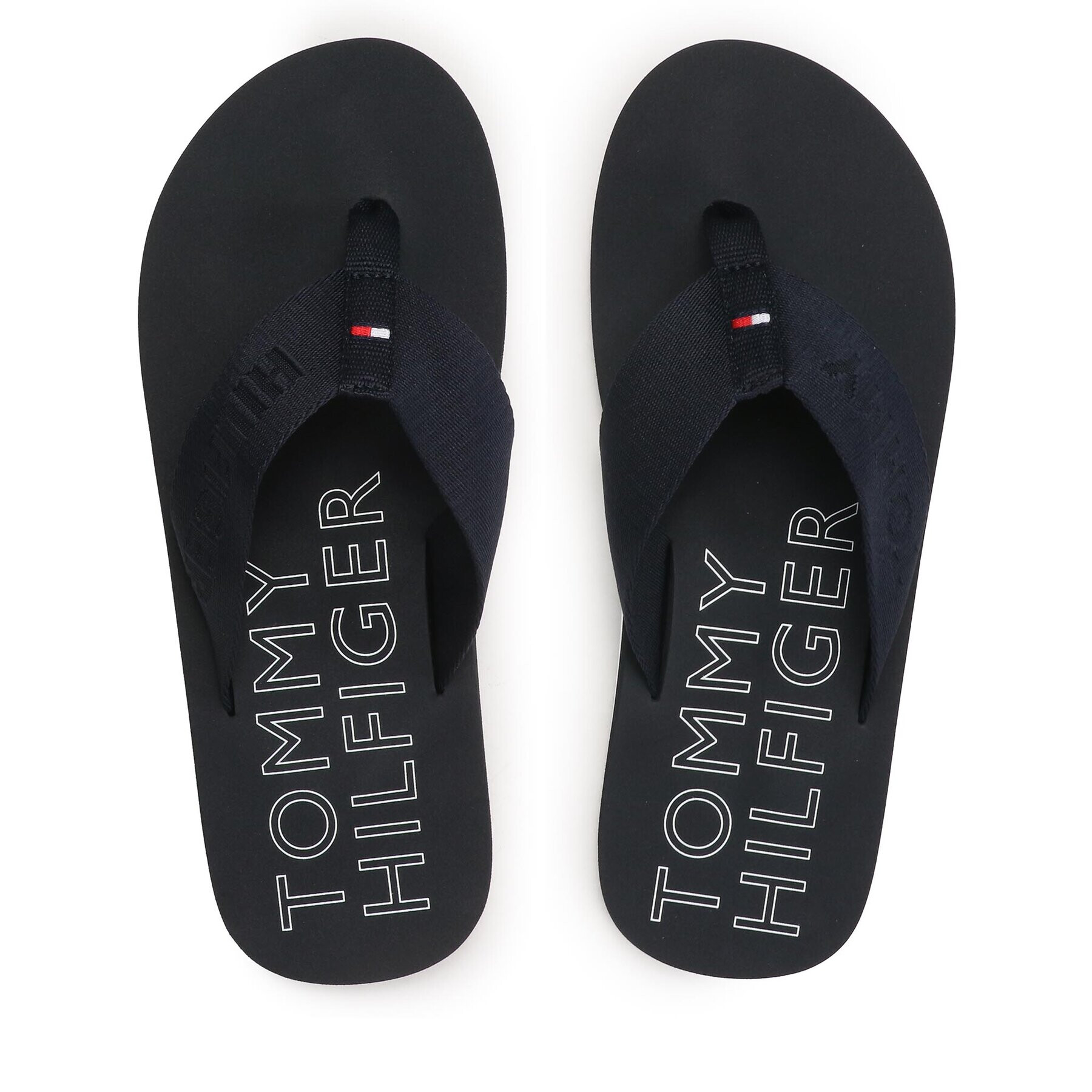 Tommy Hilfiger Джапанки Tonal Hilfiger Beach Sandal FM0FM04472 Тъмносин - Pepit.bg