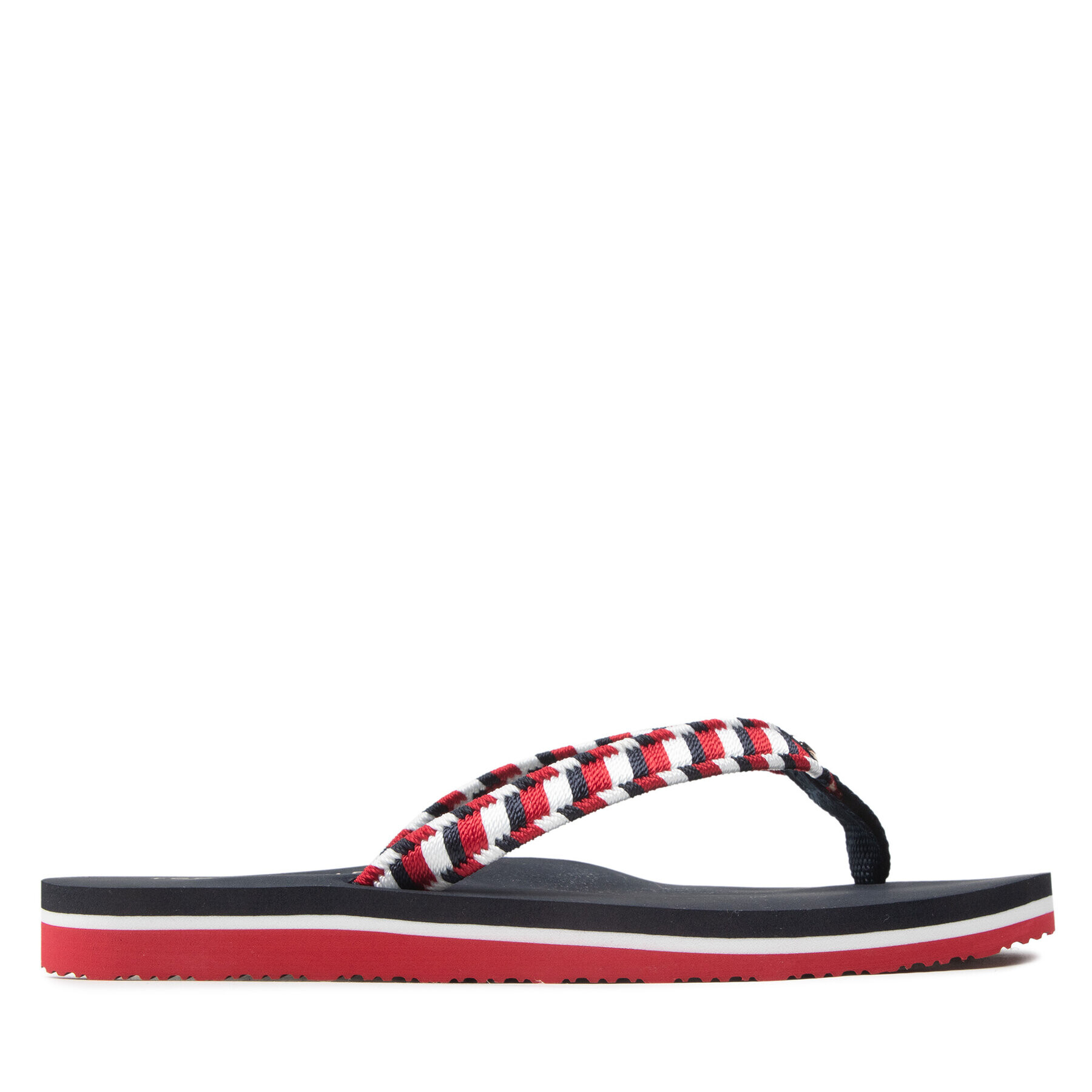 Tommy Hilfiger Джапанки Woven Webbing Flat Beach Sandal FW0FW06426 Цветен - Pepit.bg