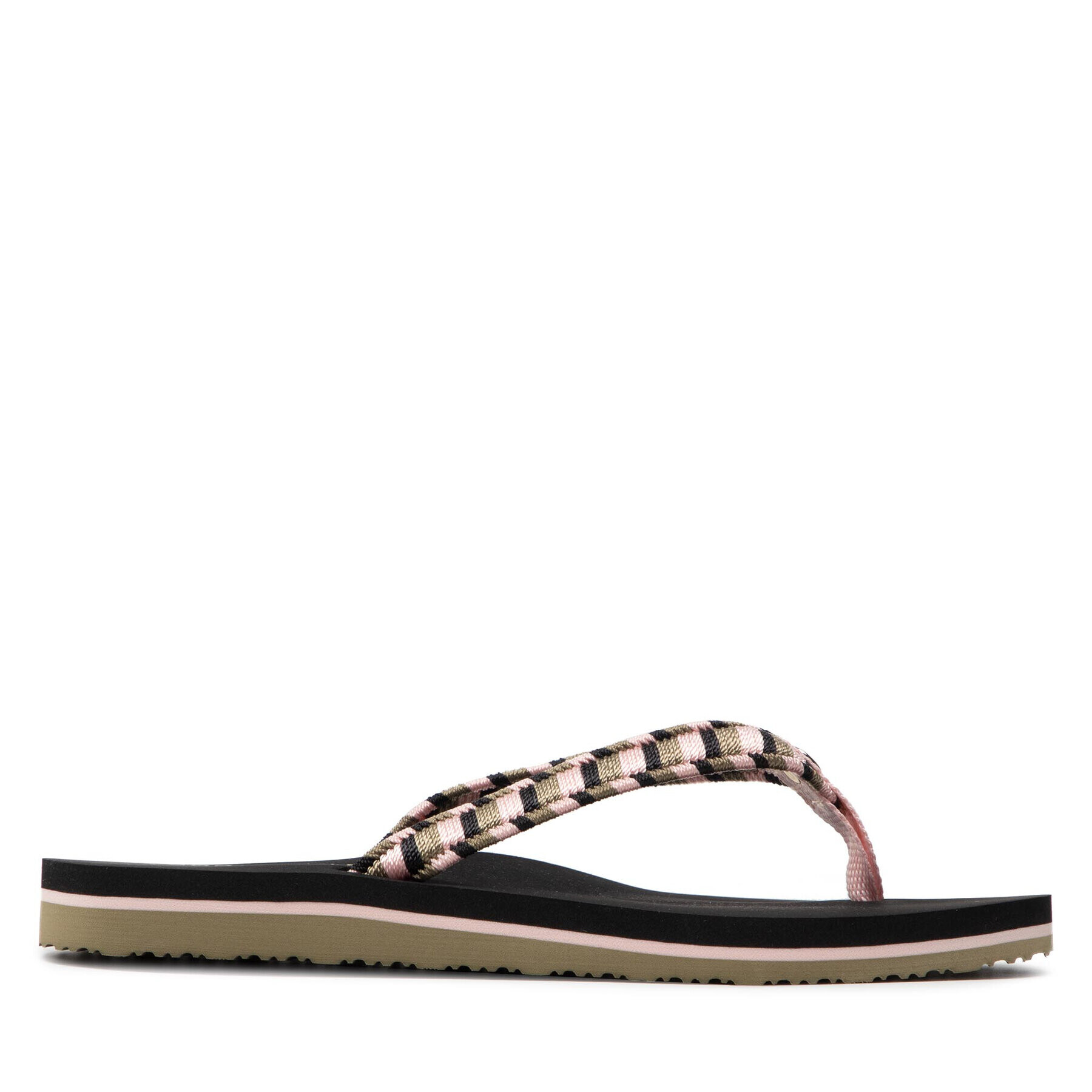 Tommy Hilfiger Джапанки Woven Webbing Flat Beach Sandal FW0FW06426 Розов - Pepit.bg