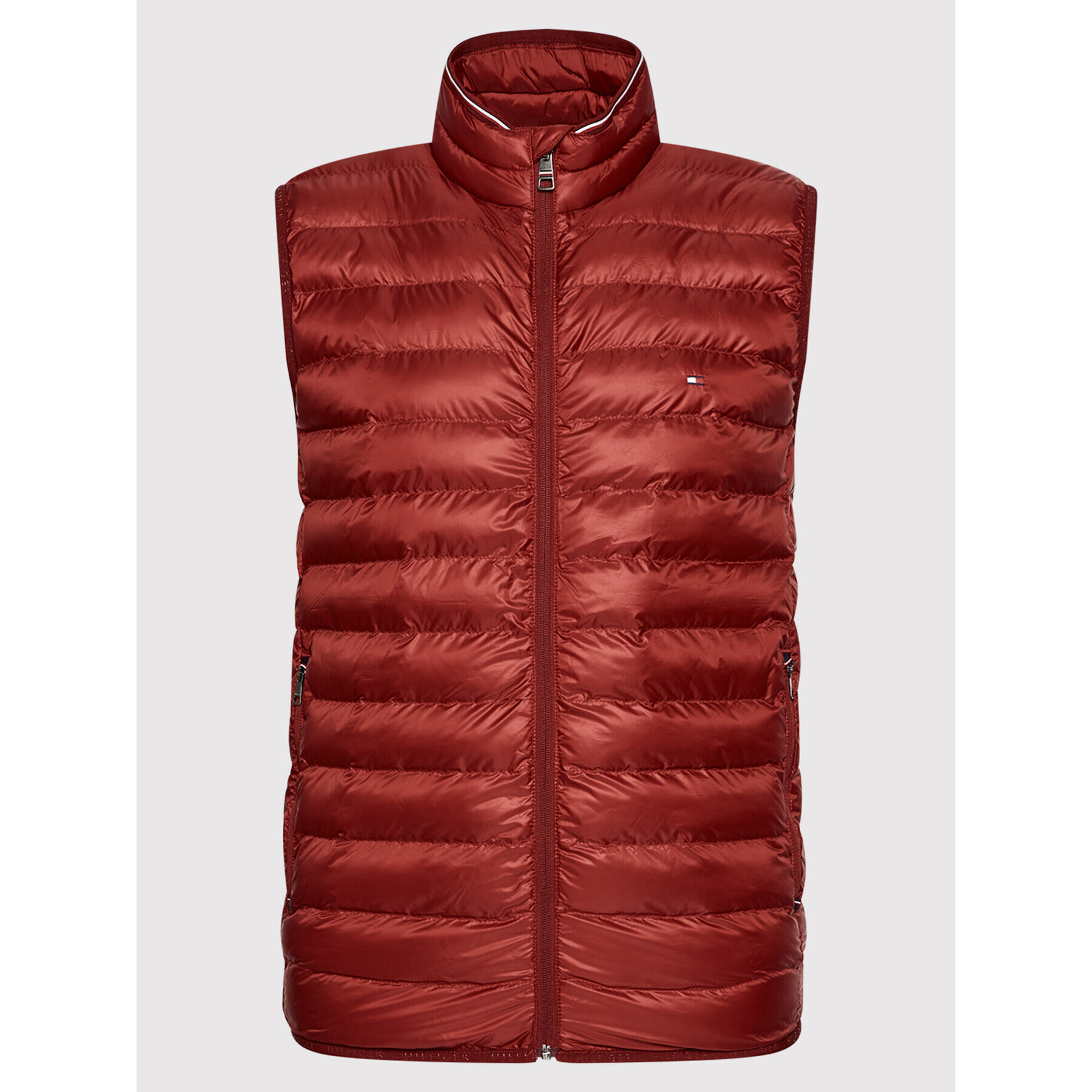 Tommy Hilfiger Елек Core Circular MW0MW18762 Червен Regular Fit - Pepit.bg