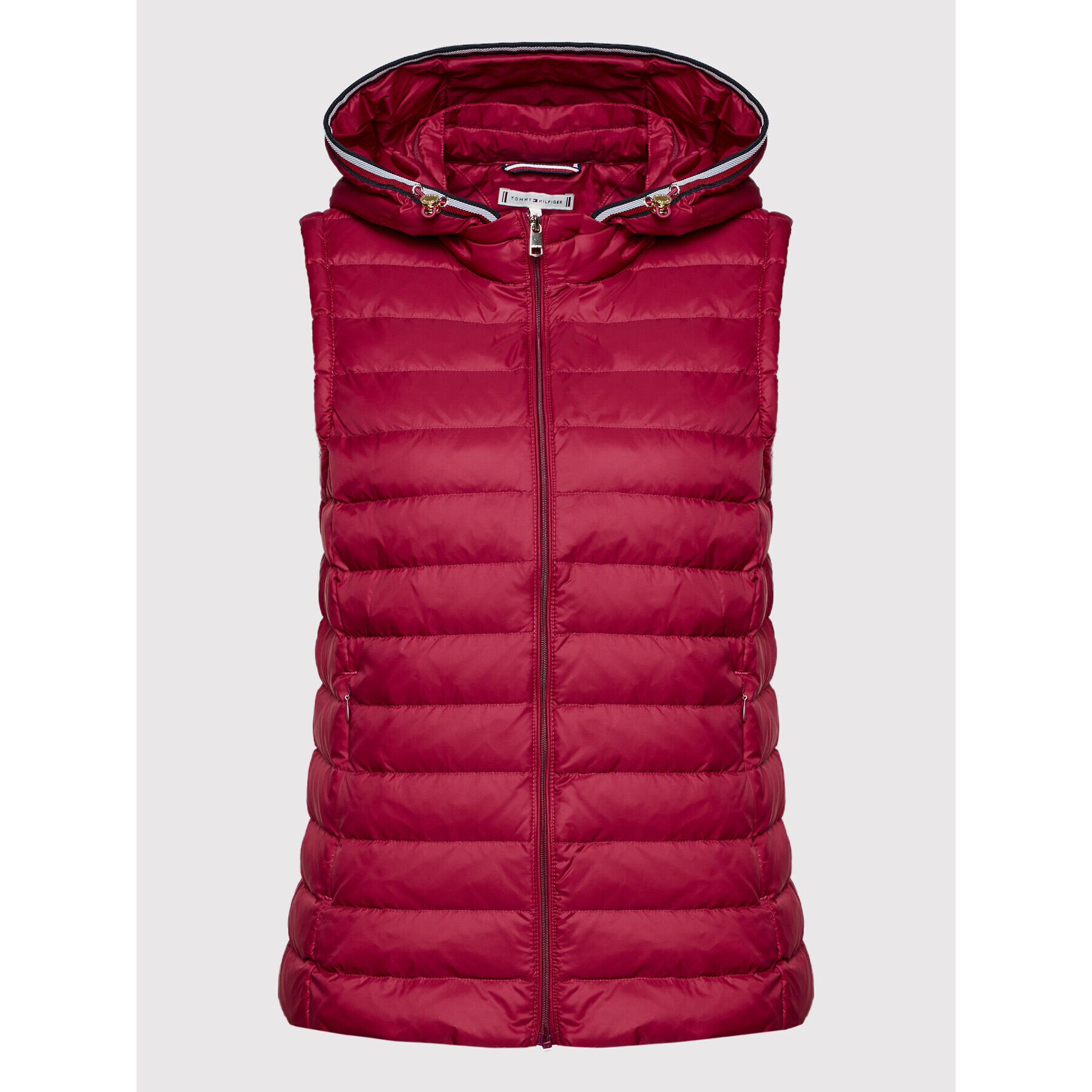 Tommy Hilfiger Елек Ess Lw Down Vest WW0WW30841 Розов Regular Fit - Pepit.bg