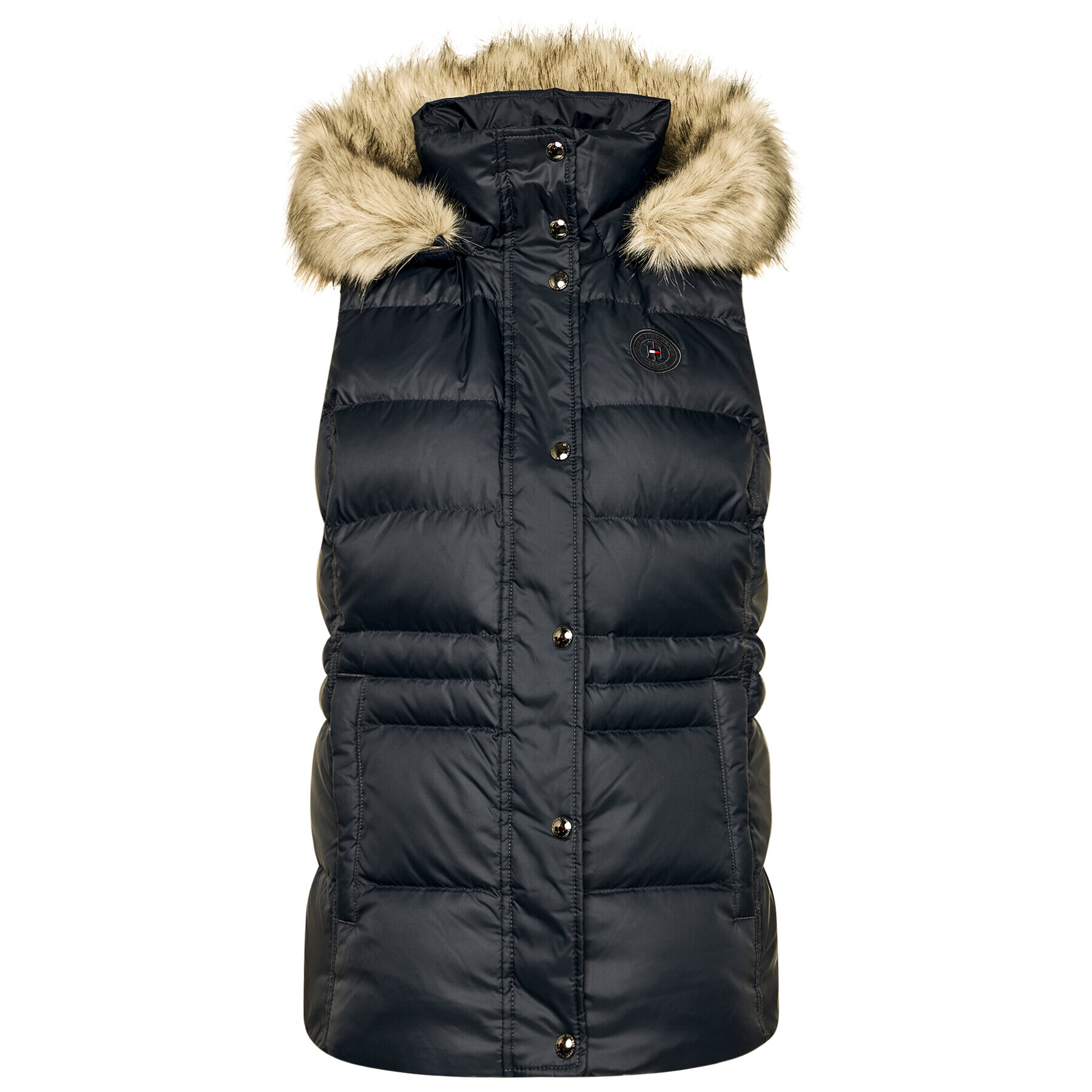 Tommy Hilfiger Елек Ess Tyra WW0WW28609 Тъмносин Regular Fit - Pepit.bg