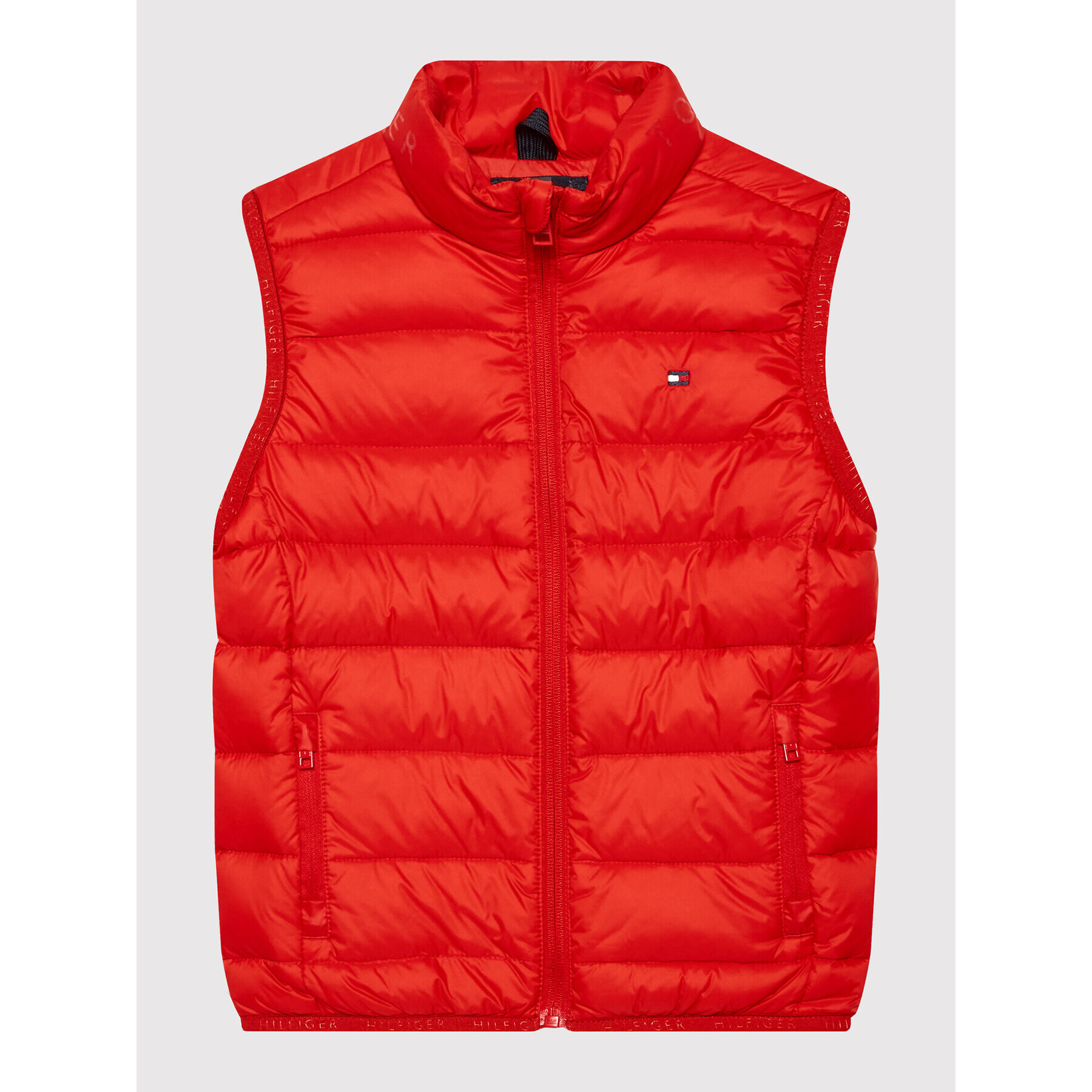 Tommy Hilfiger Елек Essential KS0KS00262 Червен Regular Fit - Pepit.bg