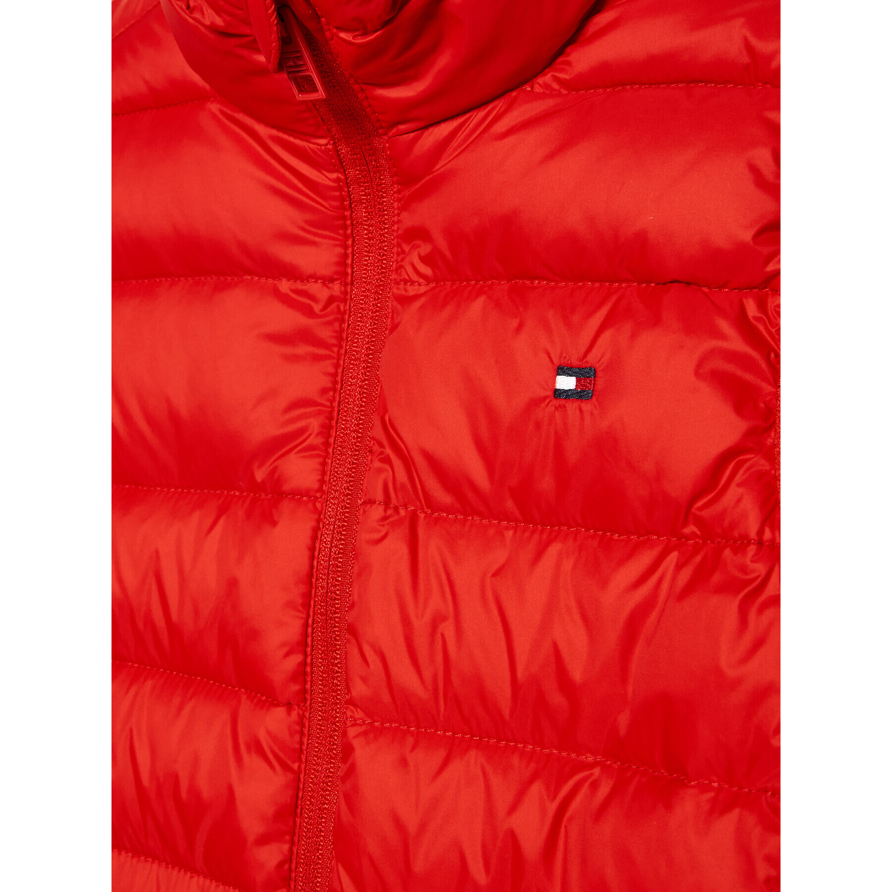 Tommy Hilfiger Елек Essential KS0KS00262 Червен Regular Fit - Pepit.bg