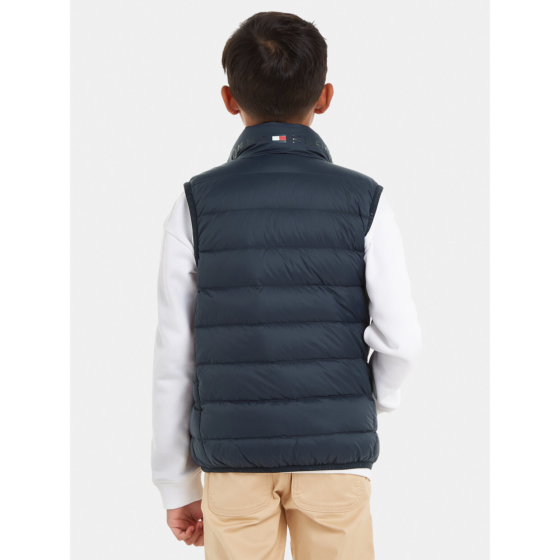 Tommy Hilfiger Елек Essential KS0KS00439 M Тъмносин Regular Fit - Pepit.bg