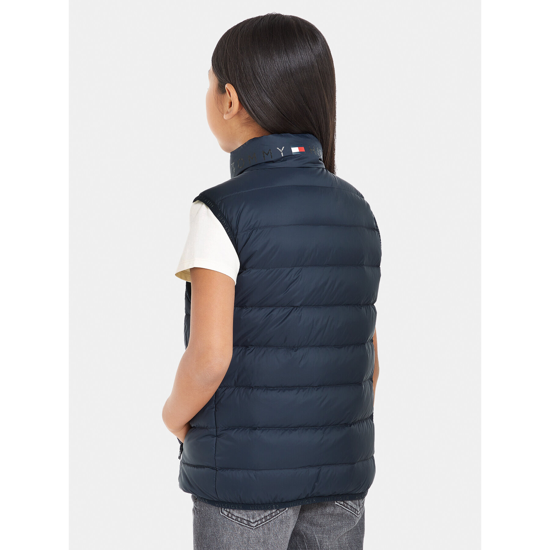 Tommy Hilfiger Елек Essential KS0KS00439 M Тъмносин Regular Fit - Pepit.bg